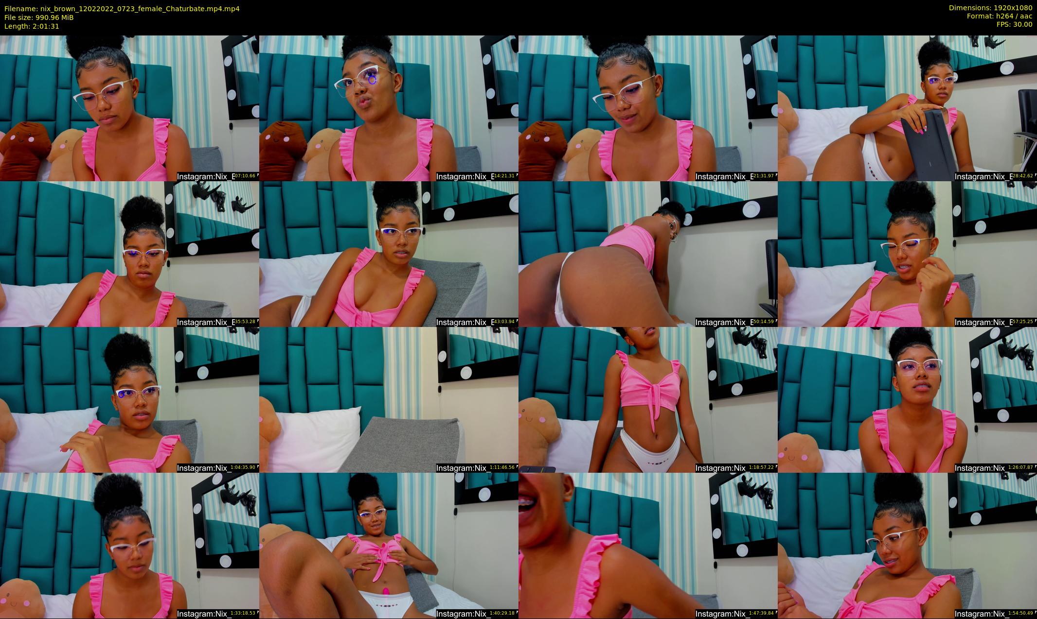 nix_brown — 122 minute Chaturbate female cam show recording, 1080p, Feb 12, 2022