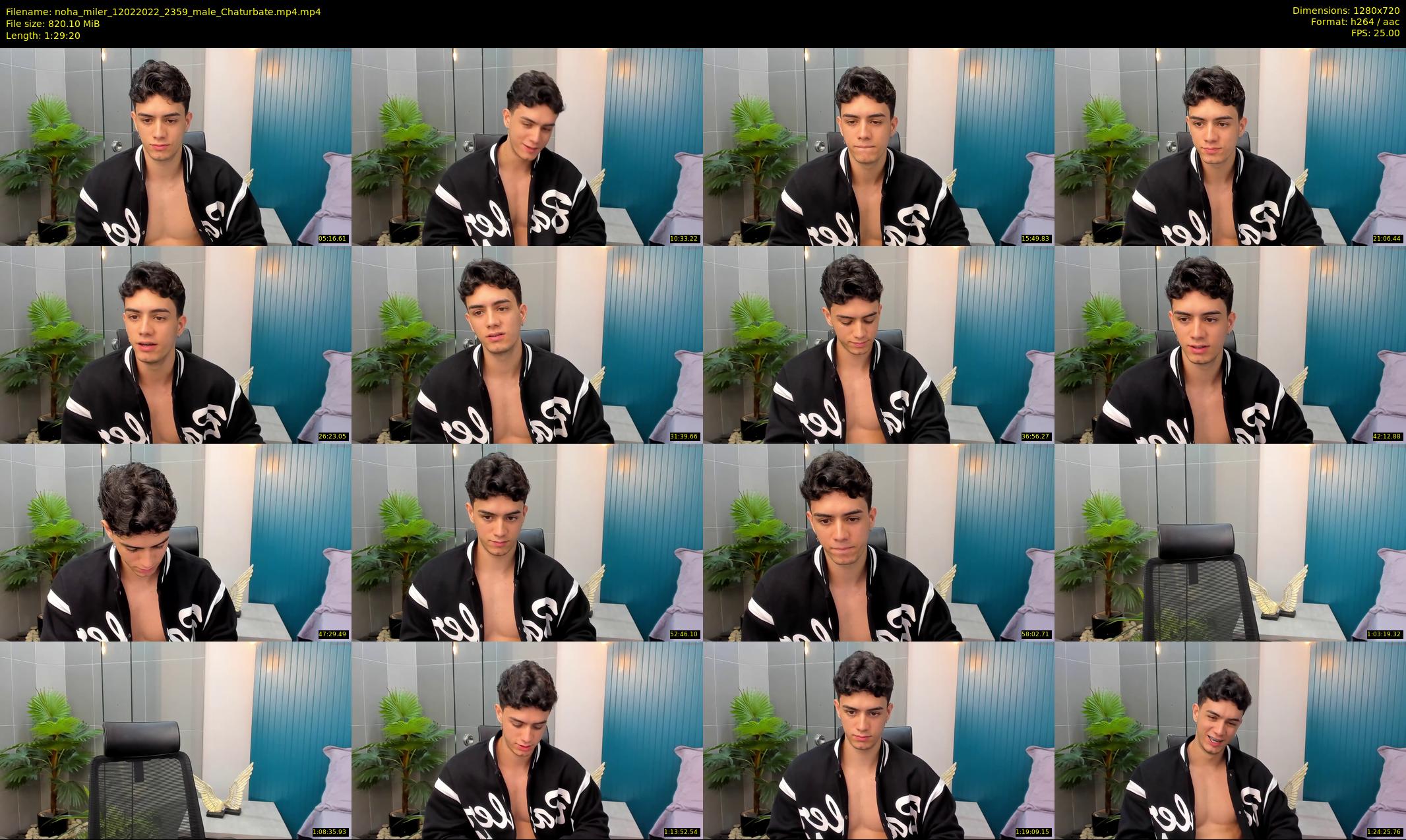noha_miler — 90 minute Chaturbate male cam show recording, 720p, Feb 12, 2022