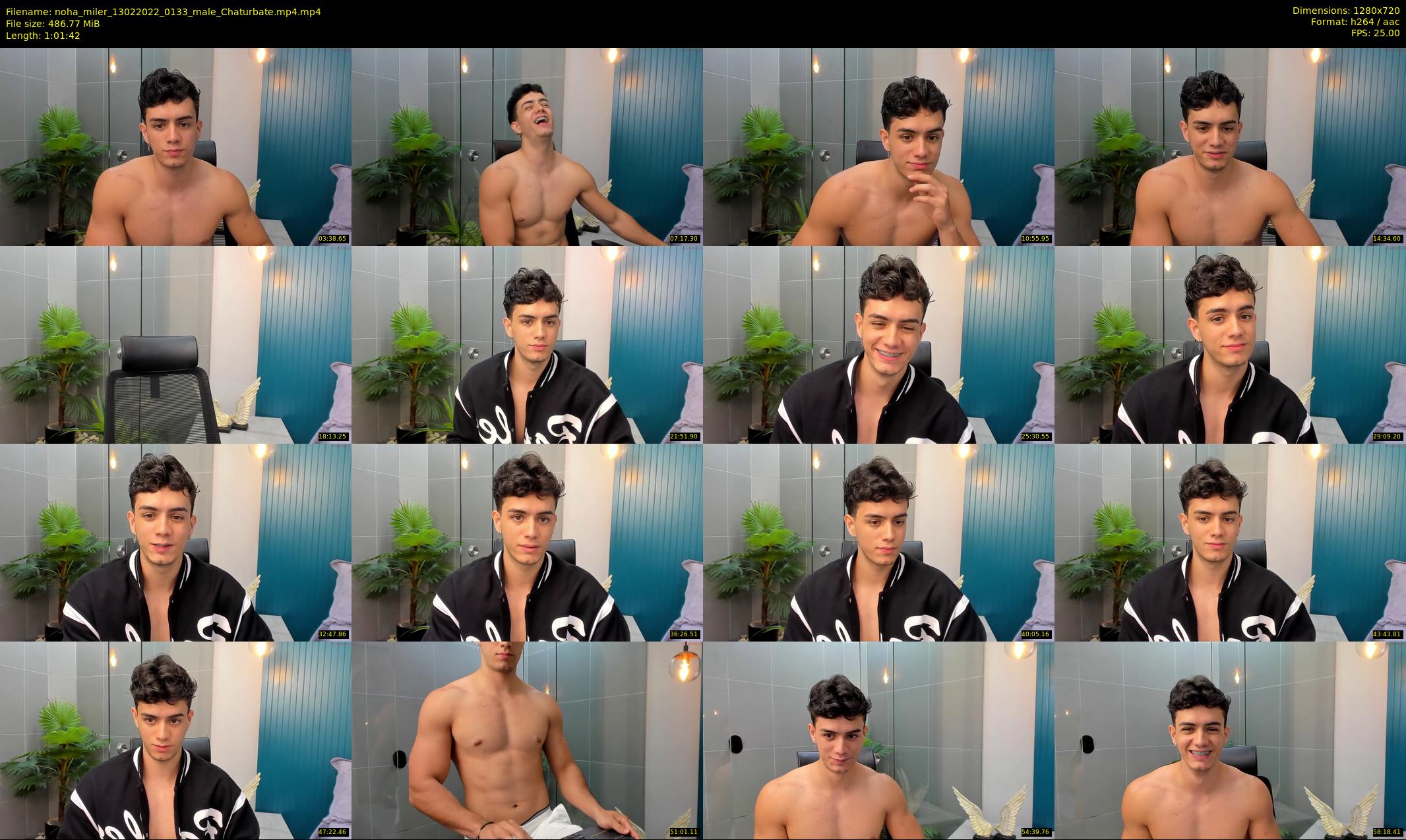noha_miler — 62 minute Chaturbate male cam show recording, 720p, Feb 13, 2022