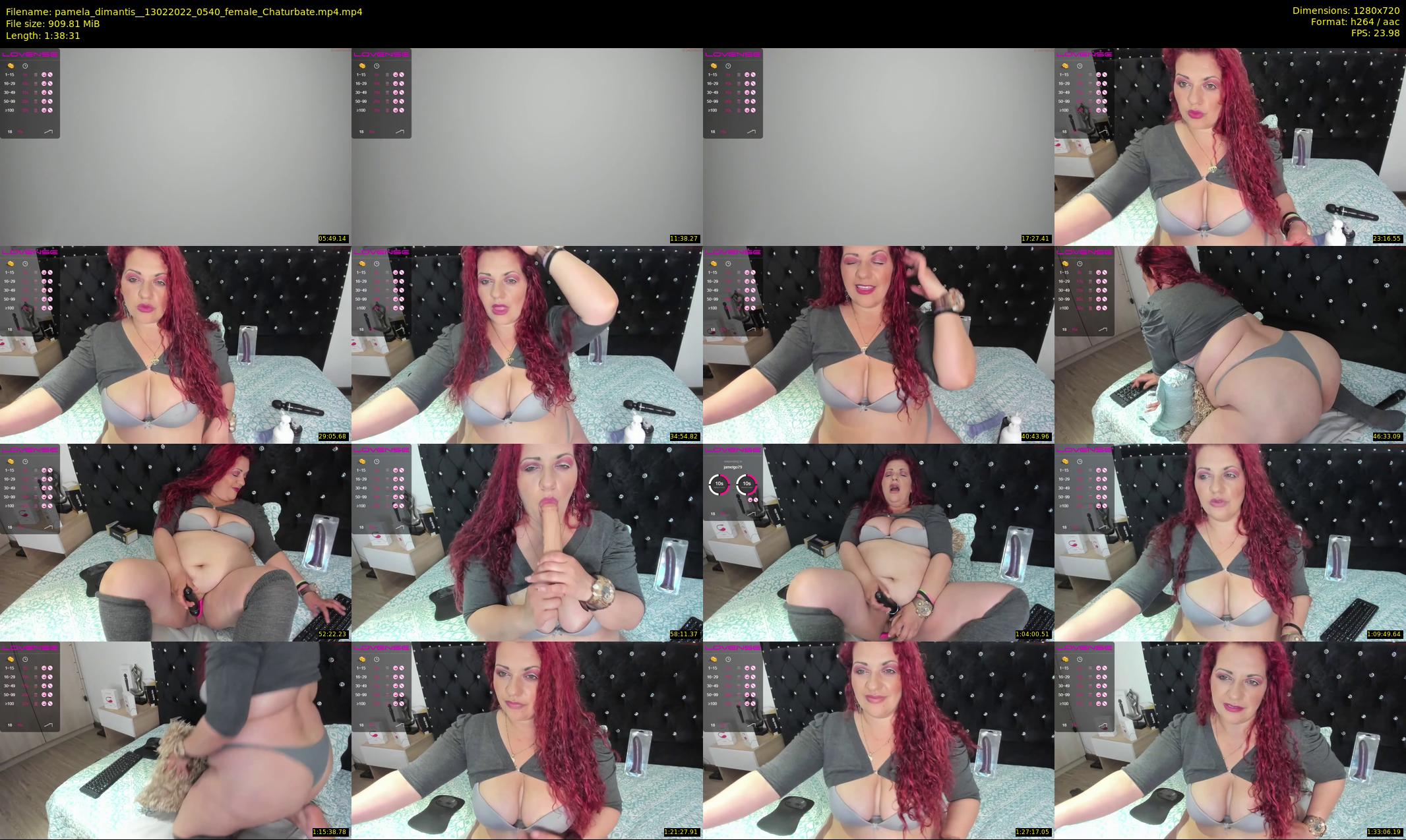 pamela_dimantis_ — 99 minute Chaturbate female cam show recording, 720p, Feb 13, 2022