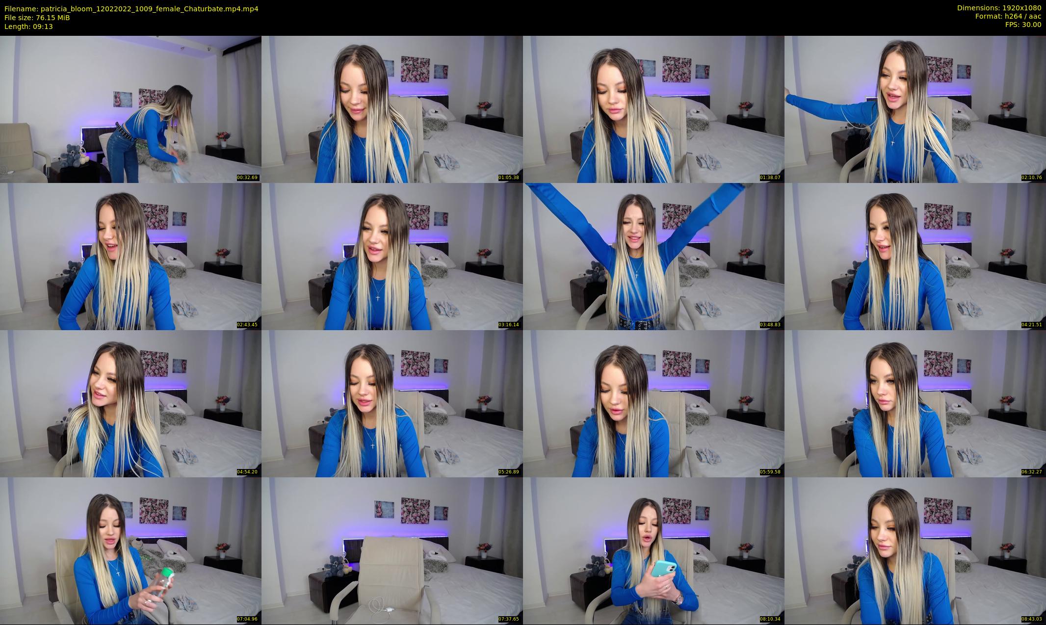 patricia_bloom — 10 minute Chaturbate female cam show recording, 1080p, Feb 12, 2022