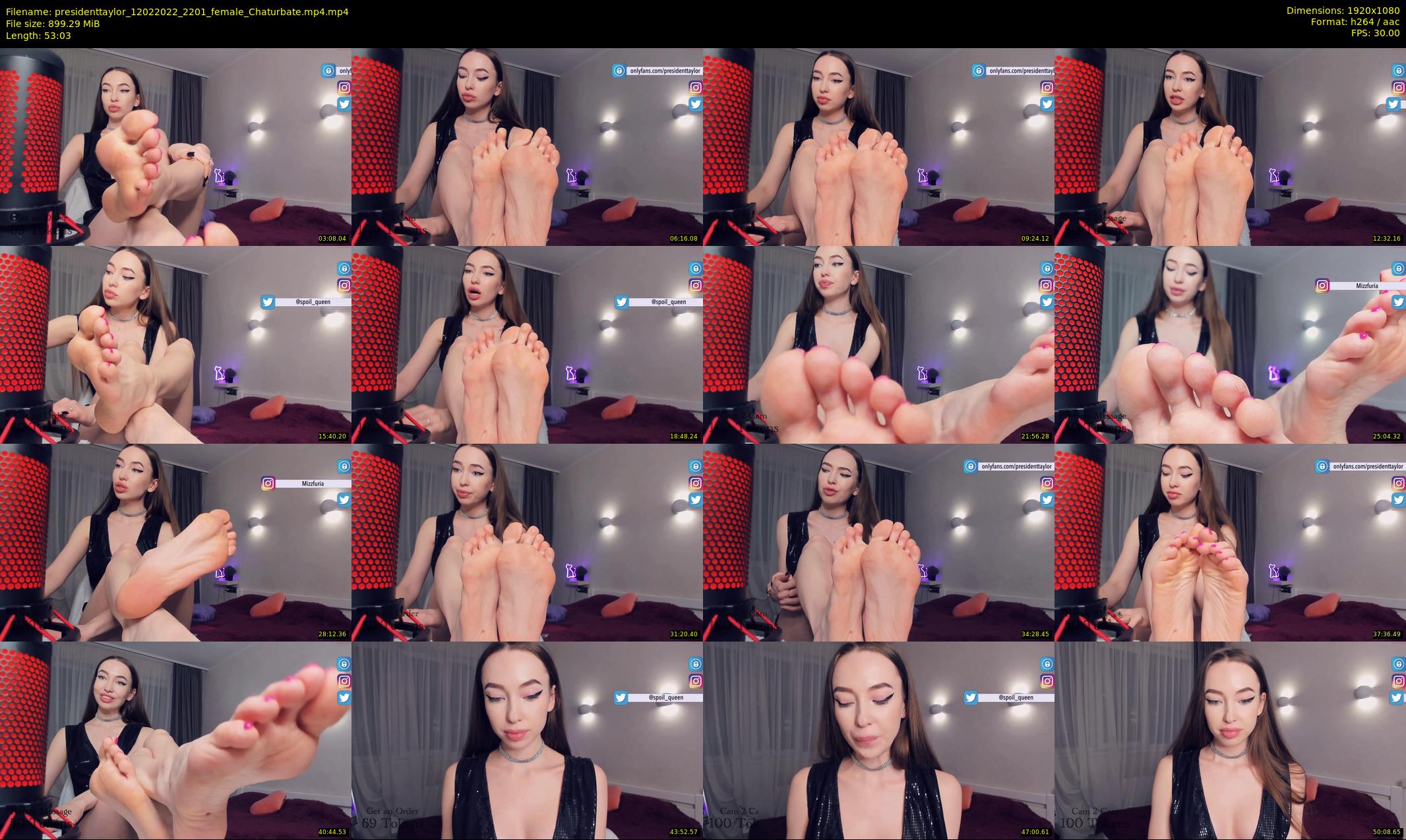 presidenttaylor — 54 minute Chaturbate female cam show recording, 1080p, Feb 12, 2022
