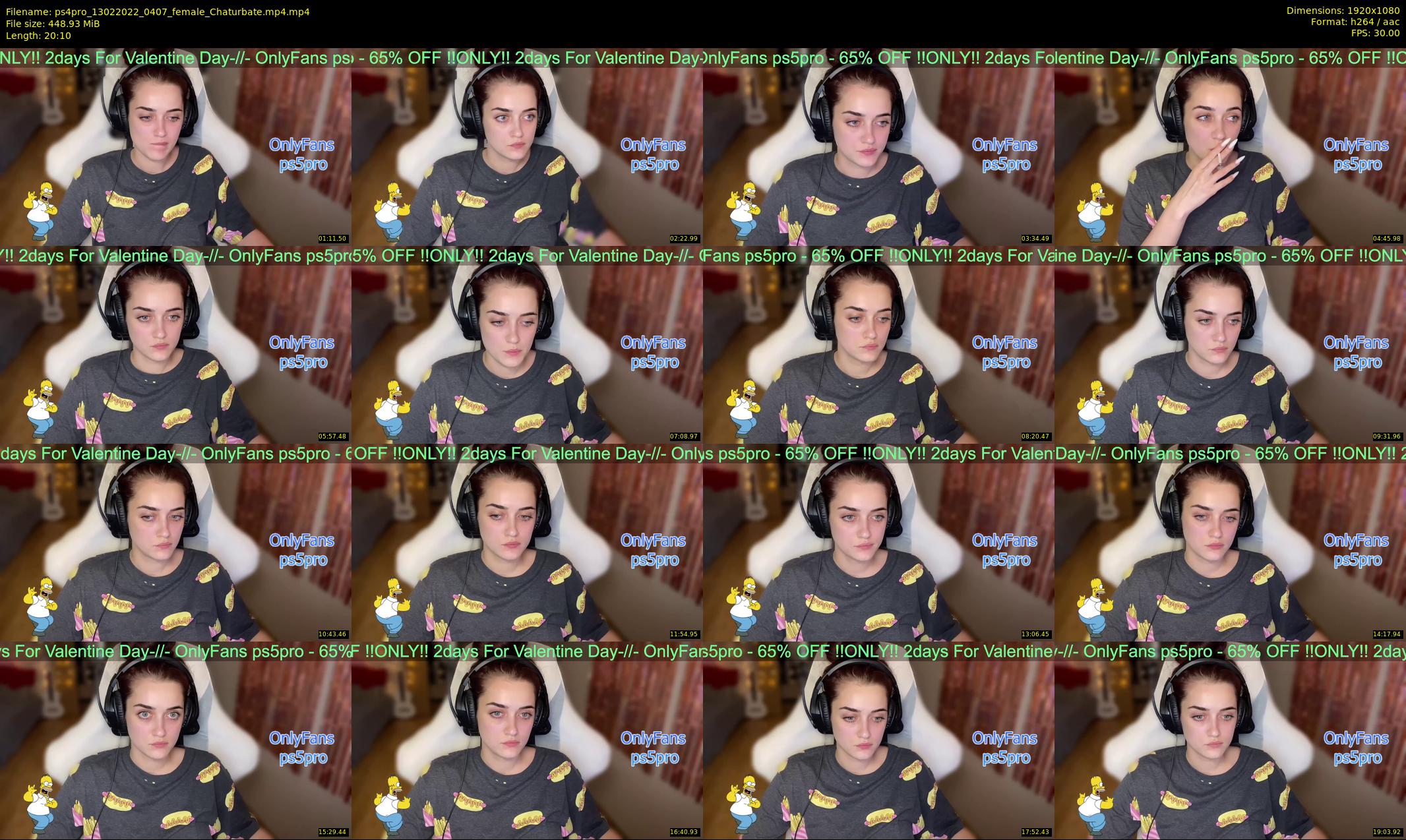 ps4pro — 21 minute Chaturbate female cam show recording, 1080p, Feb 13, 2022