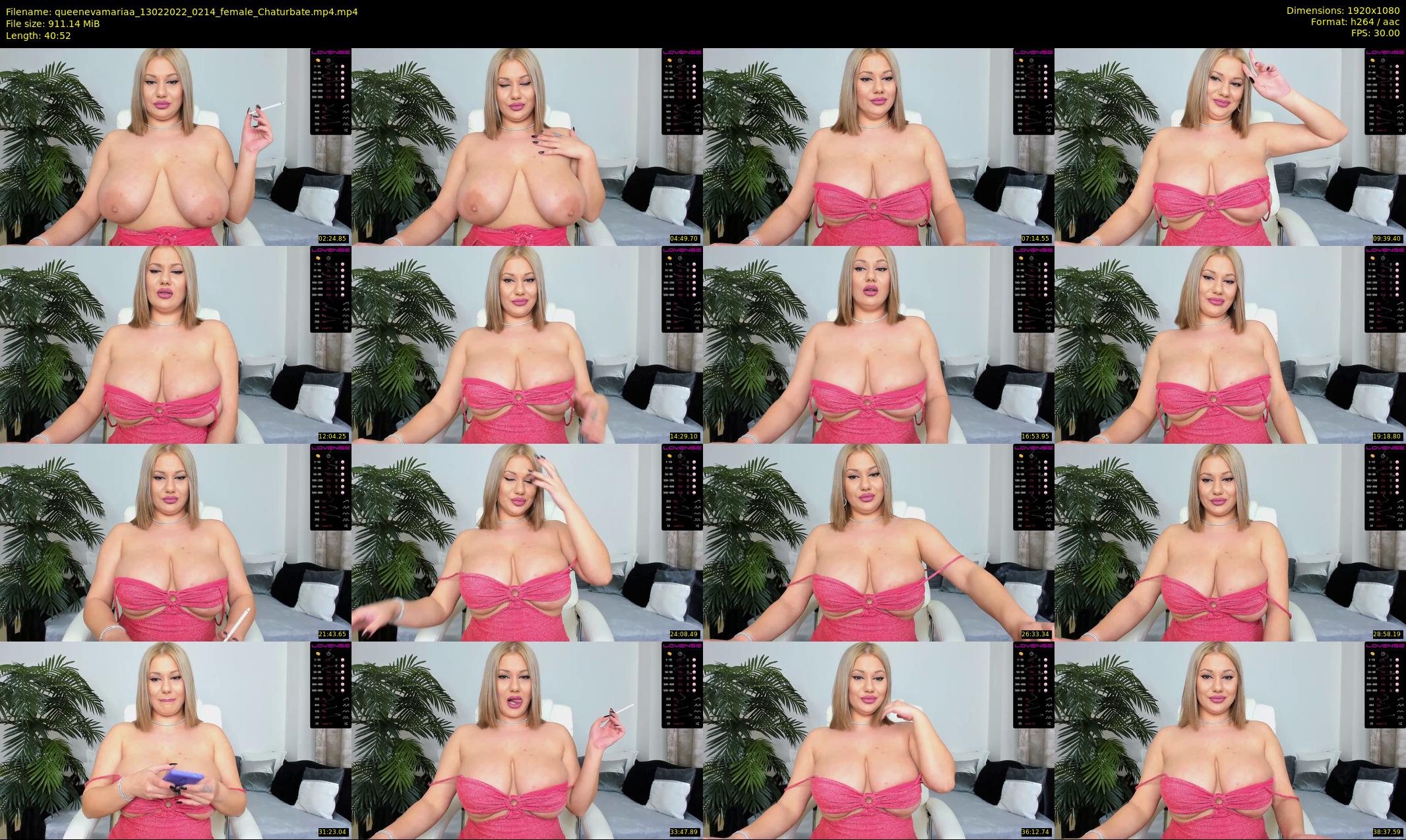 queenevamariaa — 41 minute Chaturbate female cam show recording, 1080p, Feb 13, 2022