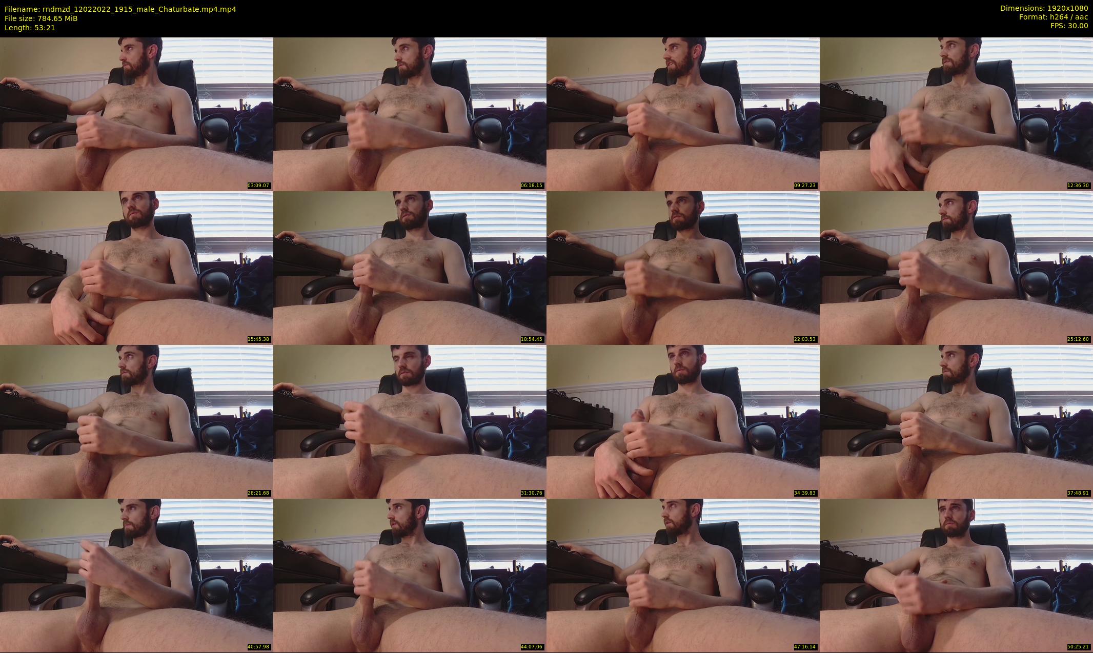 rndmzd — 54 minute Chaturbate male cam show recording, 1080p, Feb 12, 2022
