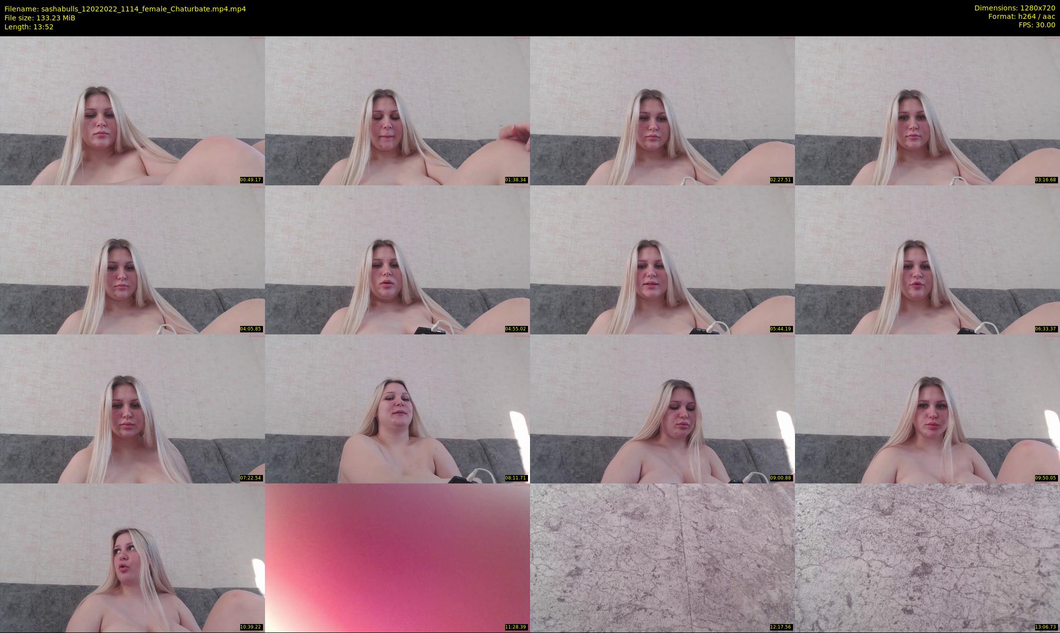 sashabulls — 14 minute Chaturbate couple cam show recording, 720p, Feb 12, 2022