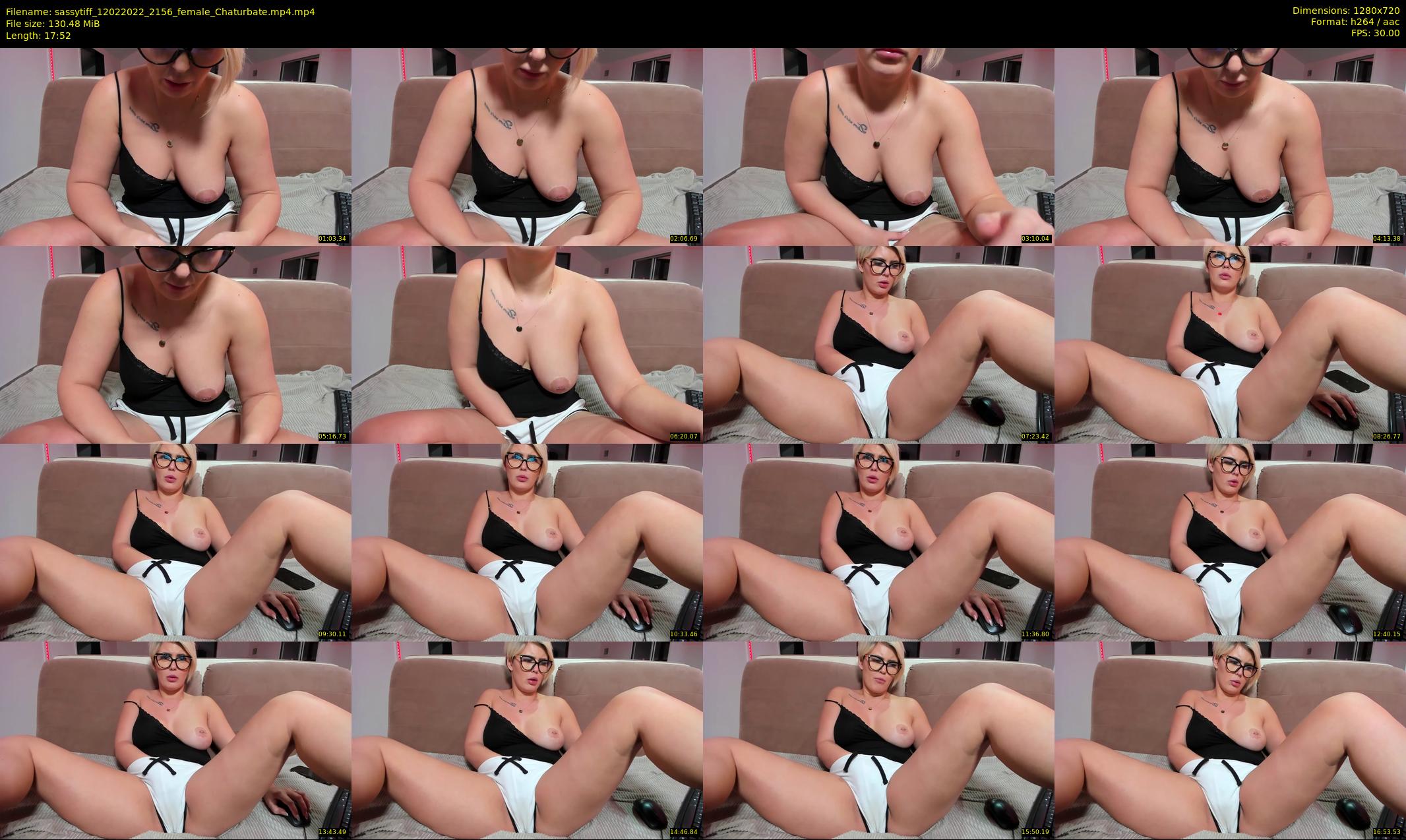 sassytiff — 18 minute Chaturbate couple cam show recording, 720p, Feb 12, 2022