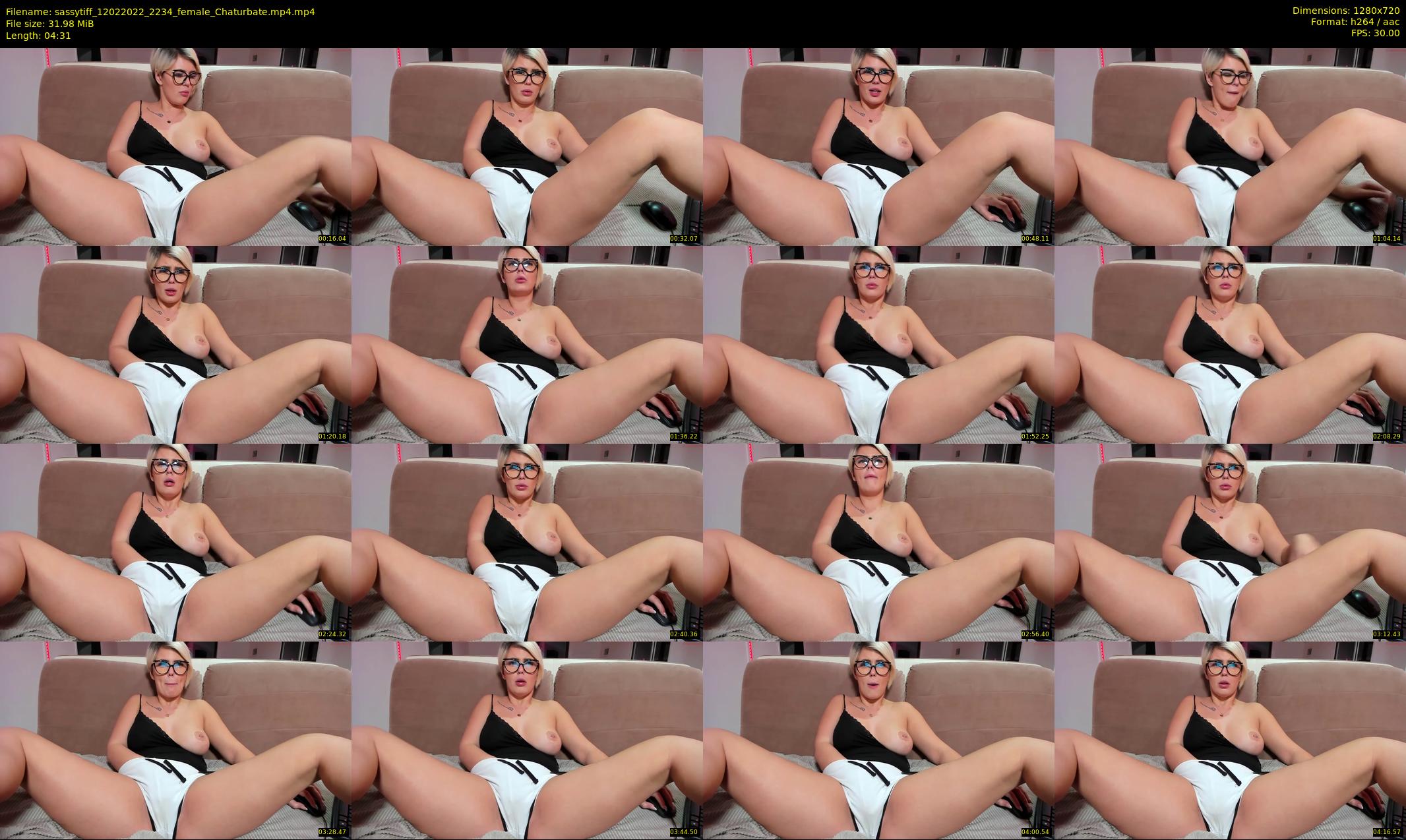 sassytiff — 5 minute Chaturbate couple cam show recording, 720p, Feb 12, 2022