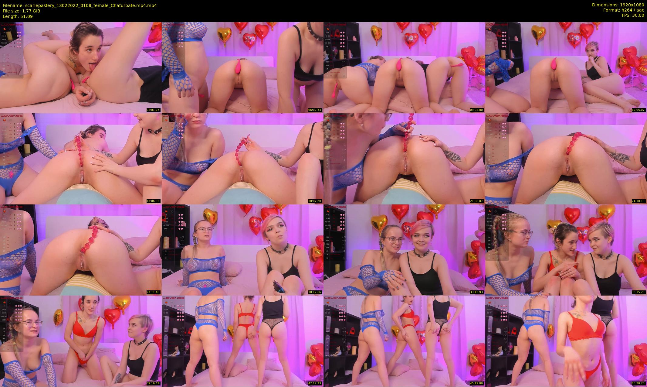 scarlepastery — 52 minute Chaturbate couple cam show recording, 1080p, Feb 13, 2022