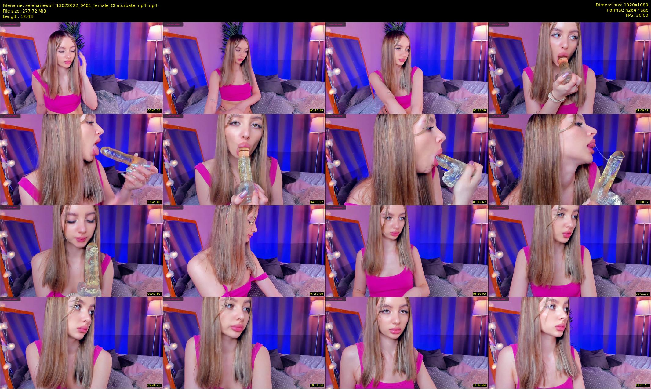 selenanewolf — 13 minute Chaturbate couple cam show recording, 1080p, Feb 13, 2022