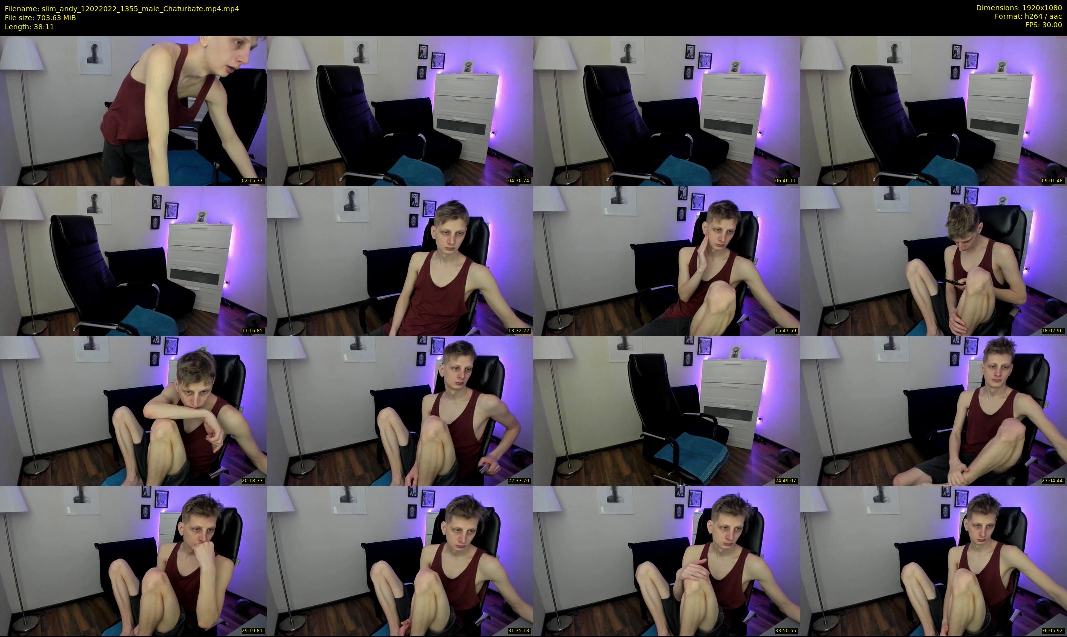 slim_andy — 39 minute Chaturbate male cam show recording, 1080p, Feb 12, 2022