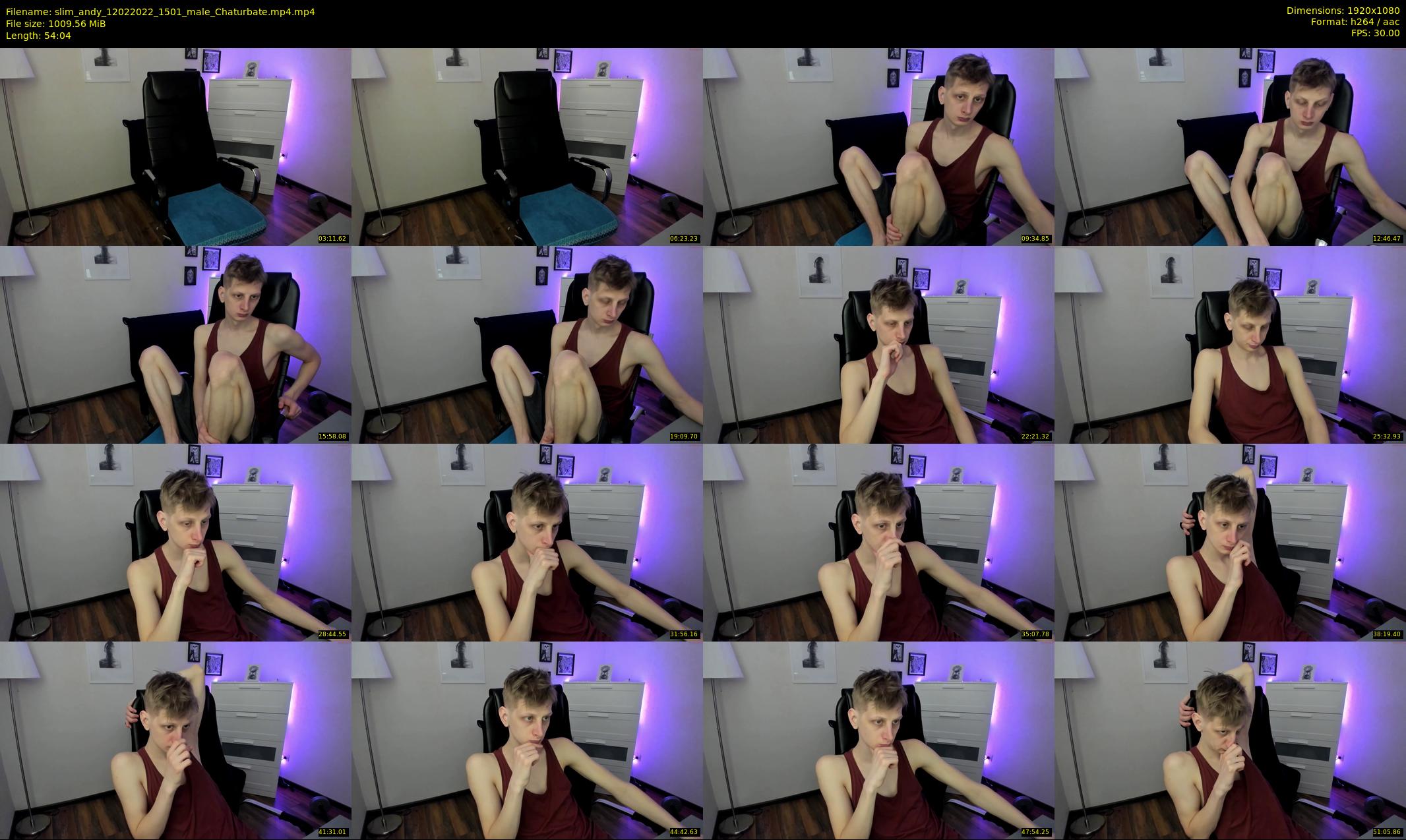 slim_andy — 55 minute Chaturbate male cam show recording, 1080p, Feb 12, 2022