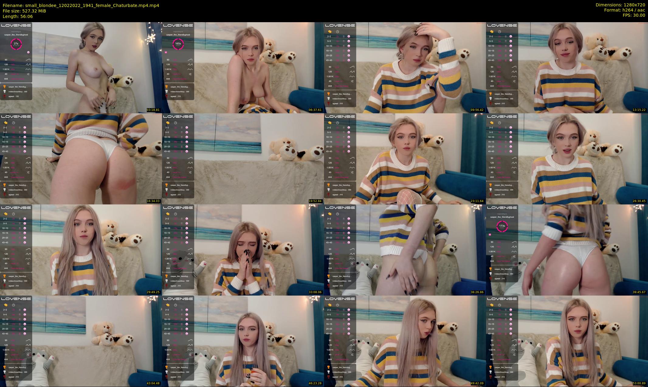 small_blondee — 57 minute Chaturbate female cam show recording, 720p, Feb 12, 2022