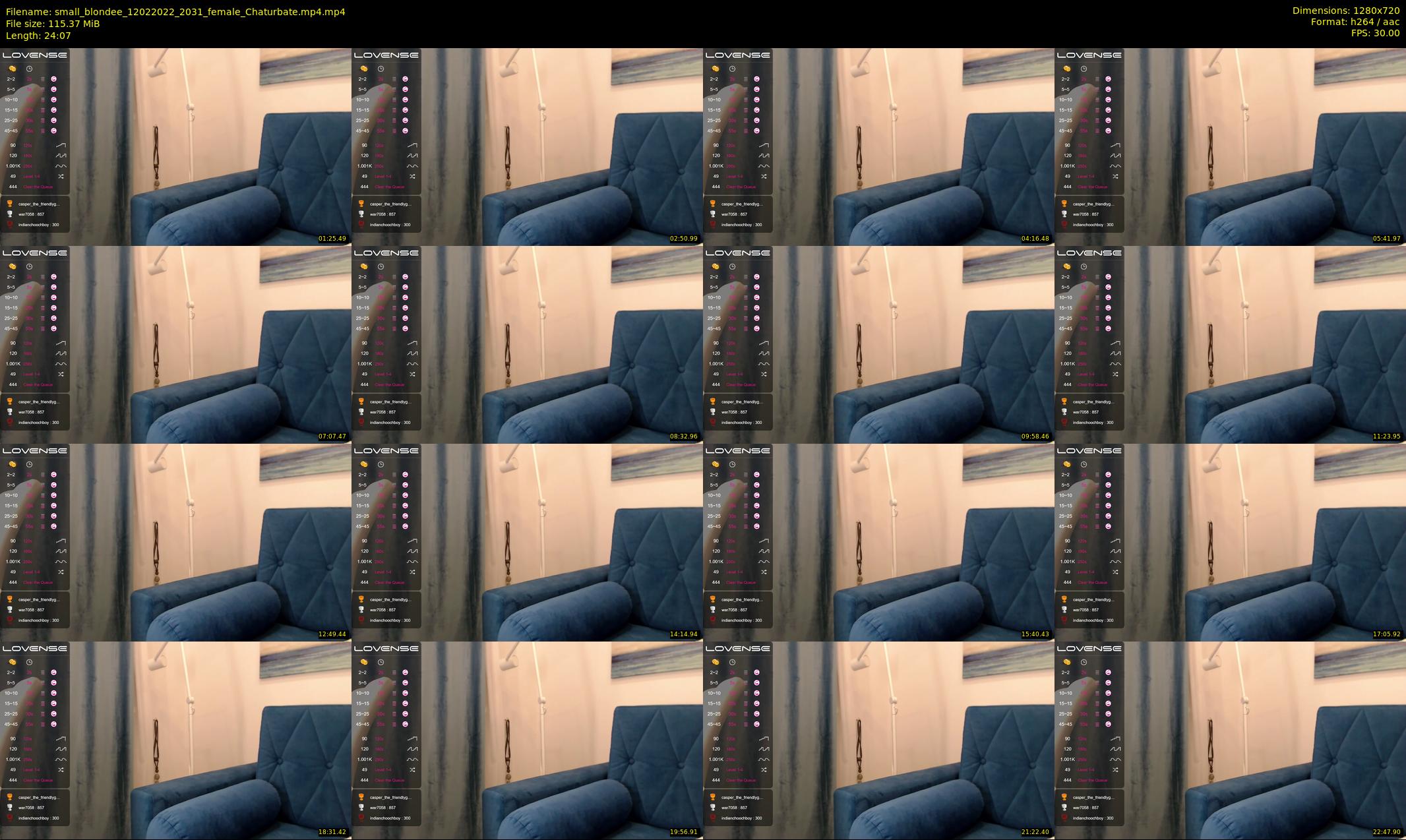 small_blondee — 25 minute Chaturbate female cam show recording, 720p, Feb 12, 2022