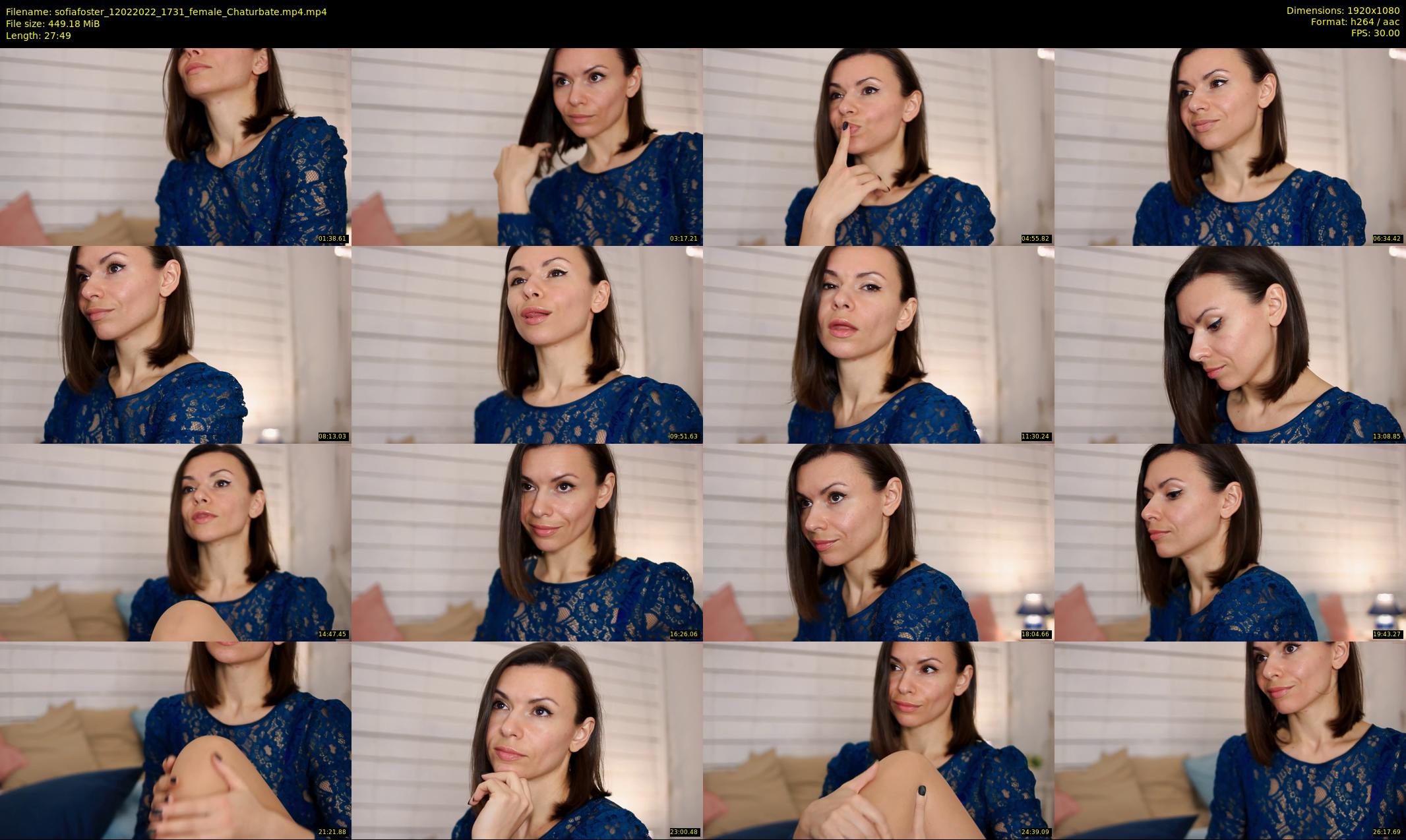 sofiafoster — 28 minute Chaturbate female cam show recording, 1080p, Feb 12, 2022