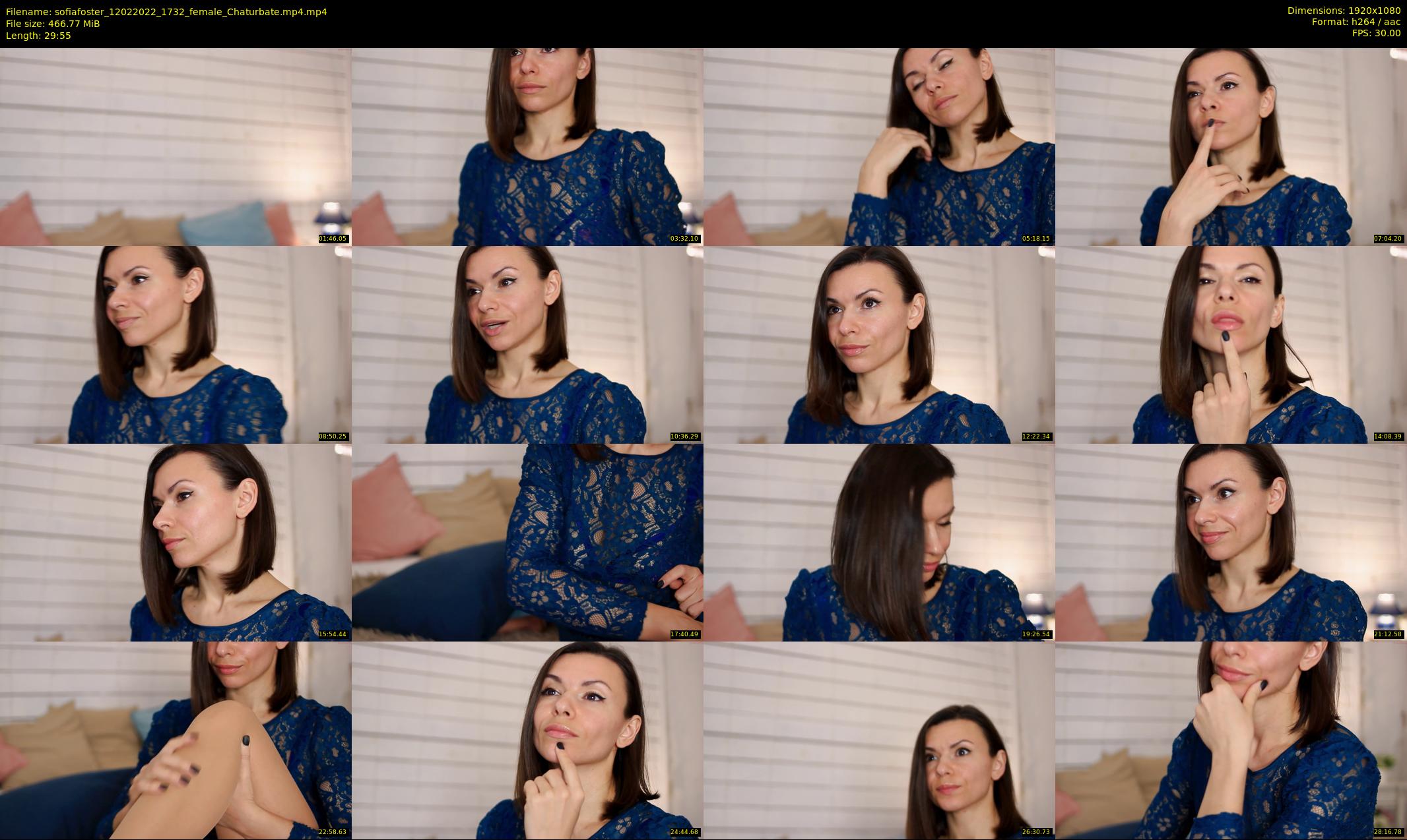 sofiafoster — 30 minute Chaturbate female cam show recording, 1080p, Feb 12, 2022