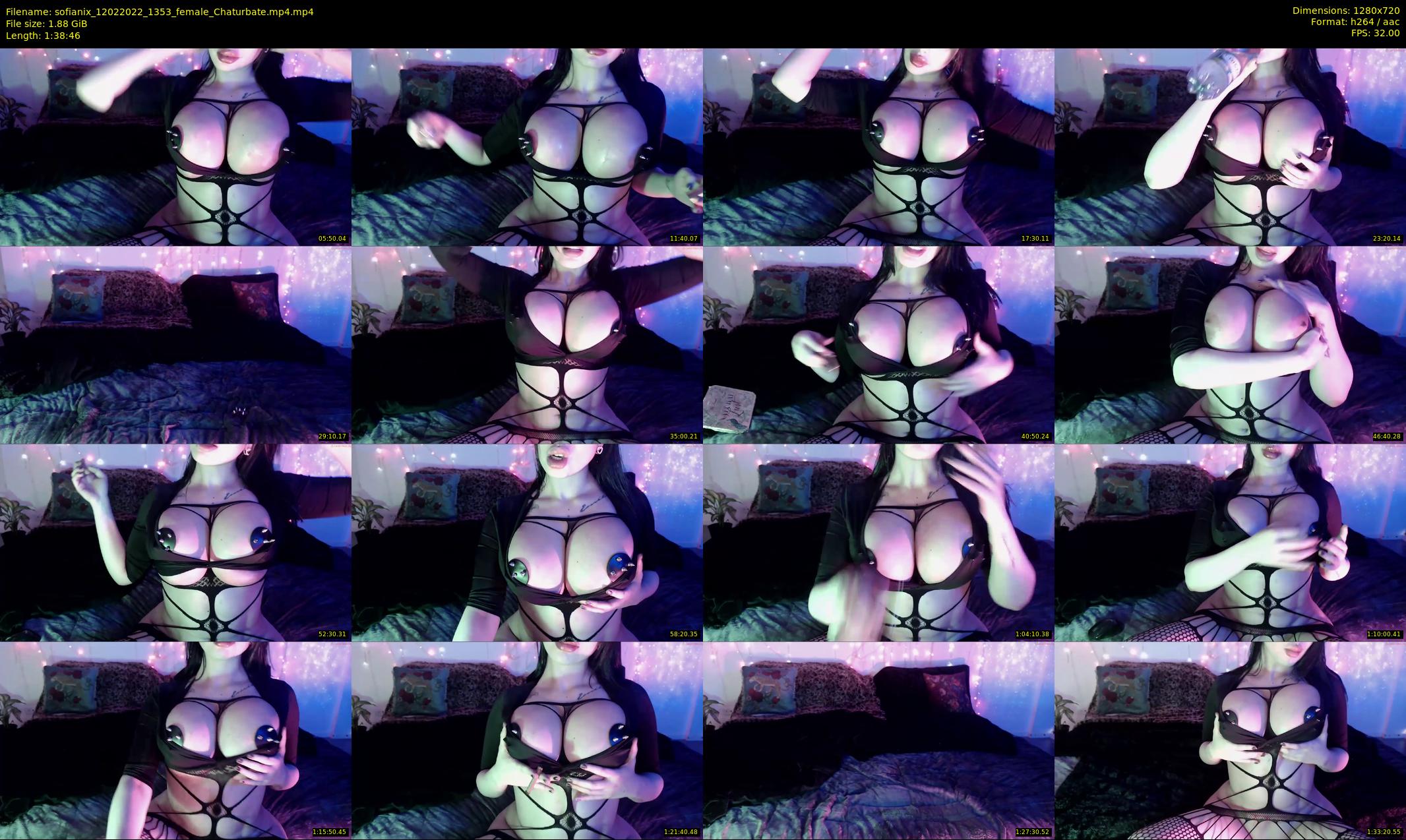 sofianix — 99 minute Chaturbate female cam show recording, 720p, Feb 12, 2022