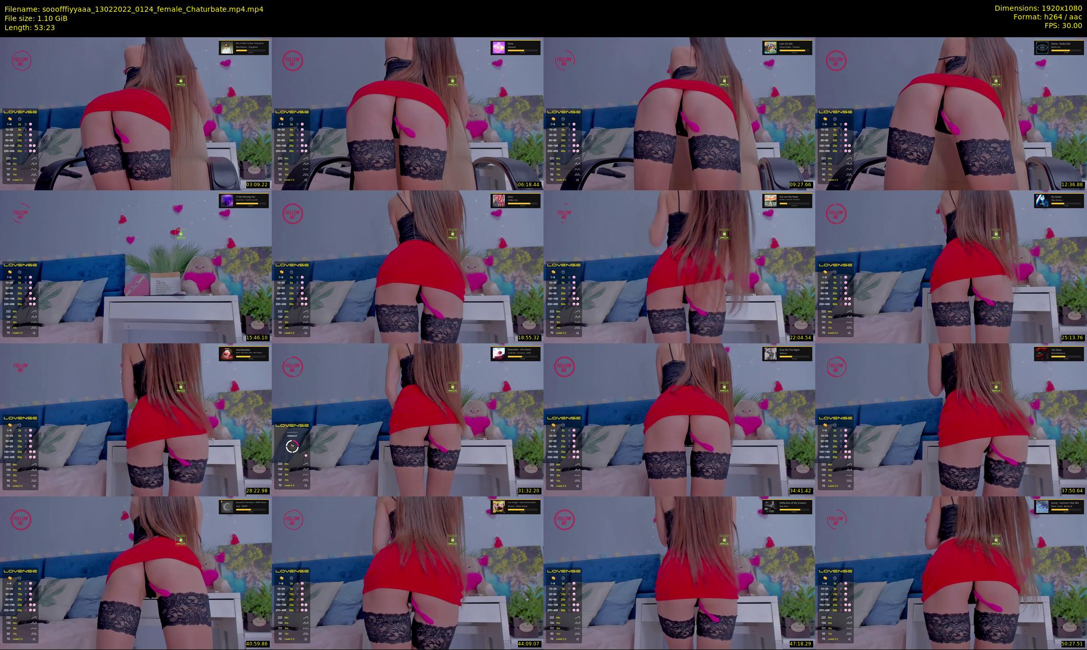 sooofffiyyaaa — 54 minute Chaturbate female cam show recording, 1080p, Feb 13, 2022