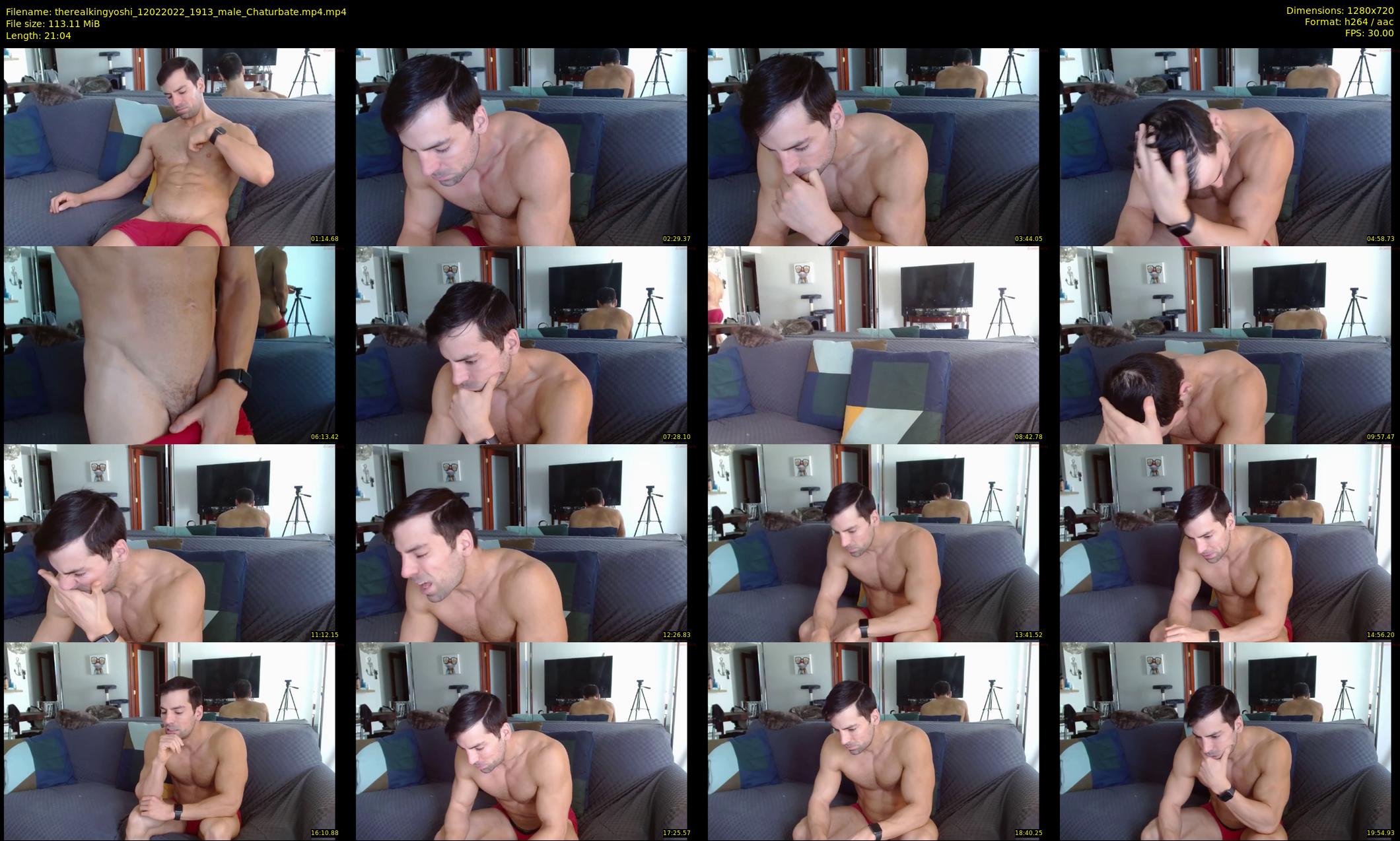 therealkingyoshi — 22 minute Chaturbate male cam show recording, 720p, Feb 12, 2022