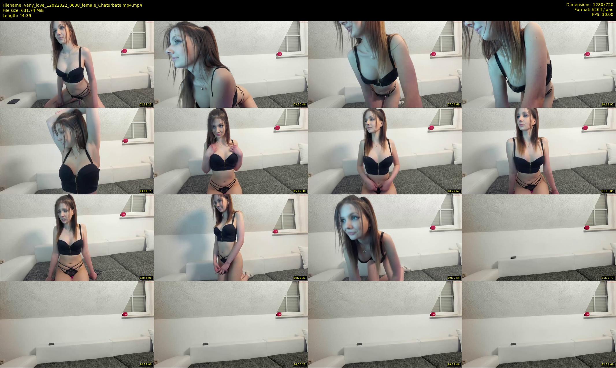 vany_love — 45 minute Chaturbate female cam show recording, 720p, Feb 12, 2022