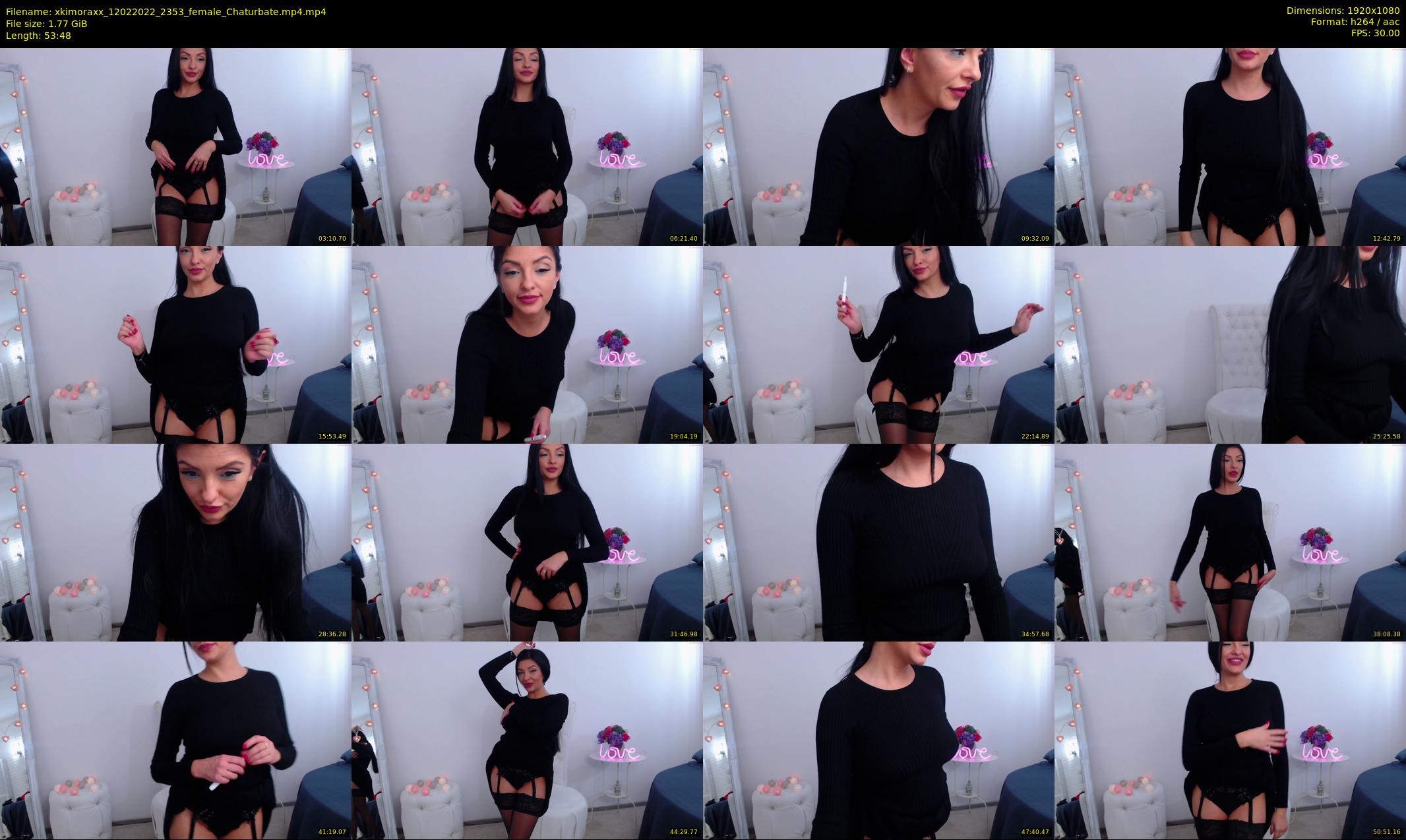 xkimoraxx — 54 minute Chaturbate female cam show recording, 1080p, Feb 12, 2022