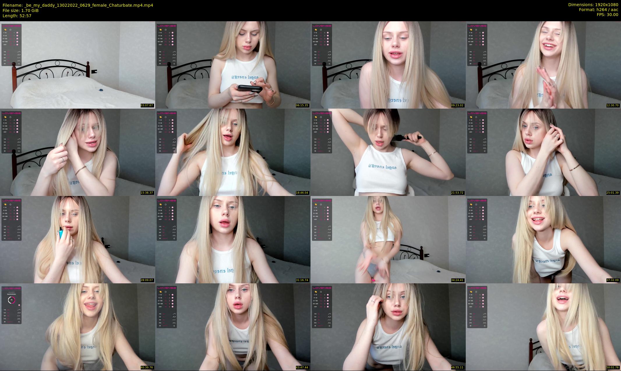 _be_my_daddy — 53 minute Chaturbate female cam show recording, 1080p, Feb 13, 2022