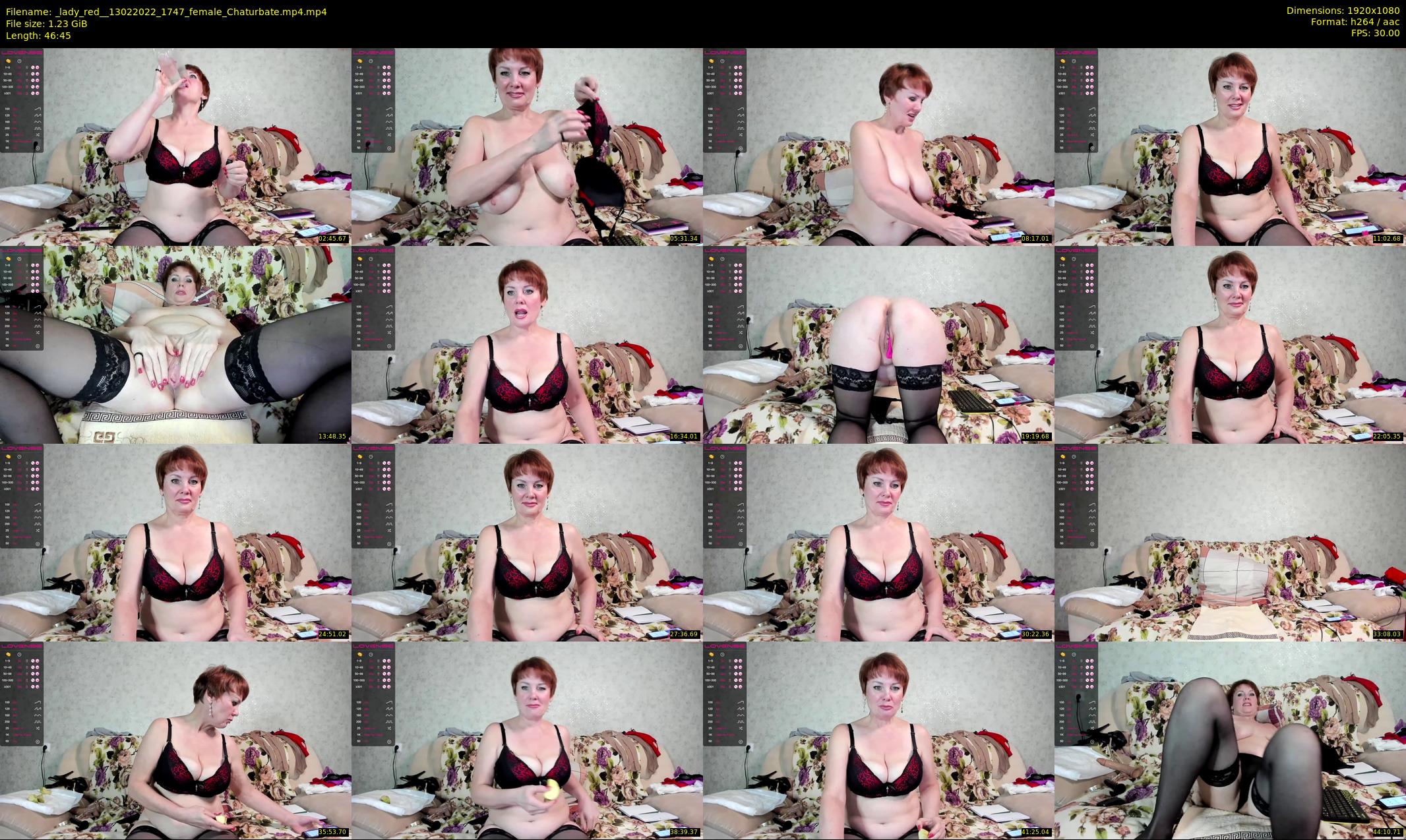 _lady_red_ — 47 minute Chaturbate female cam show recording, 1080p, Feb 13, 2022