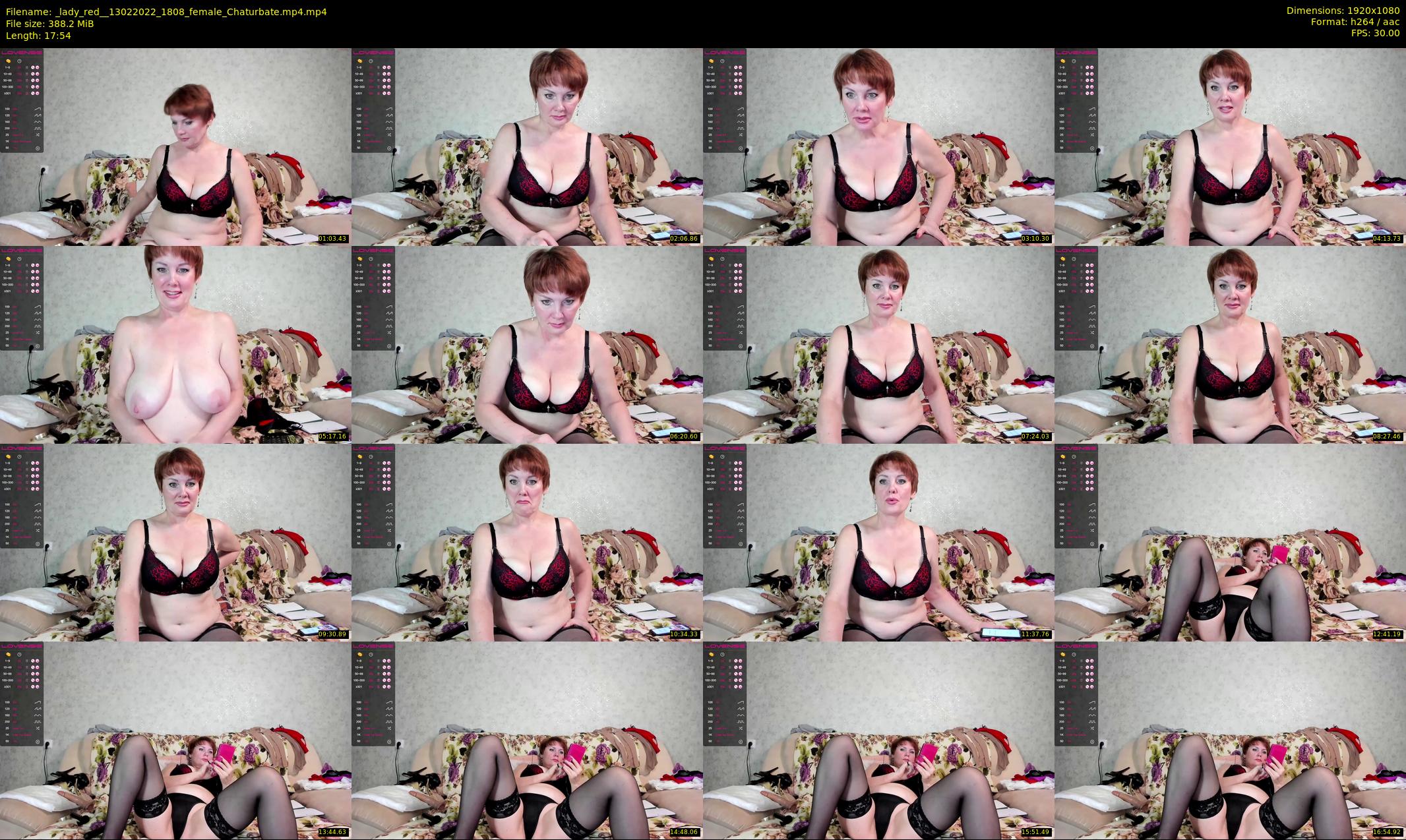 _lady_red_ — 18 minute Chaturbate female cam show recording, 1080p, Feb 13, 2022