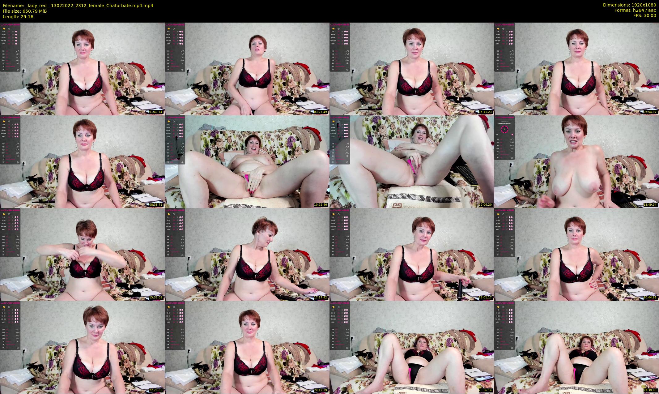 _lady_red_ — 30 minute Chaturbate female cam show recording, 1080p, Feb 13, 2022