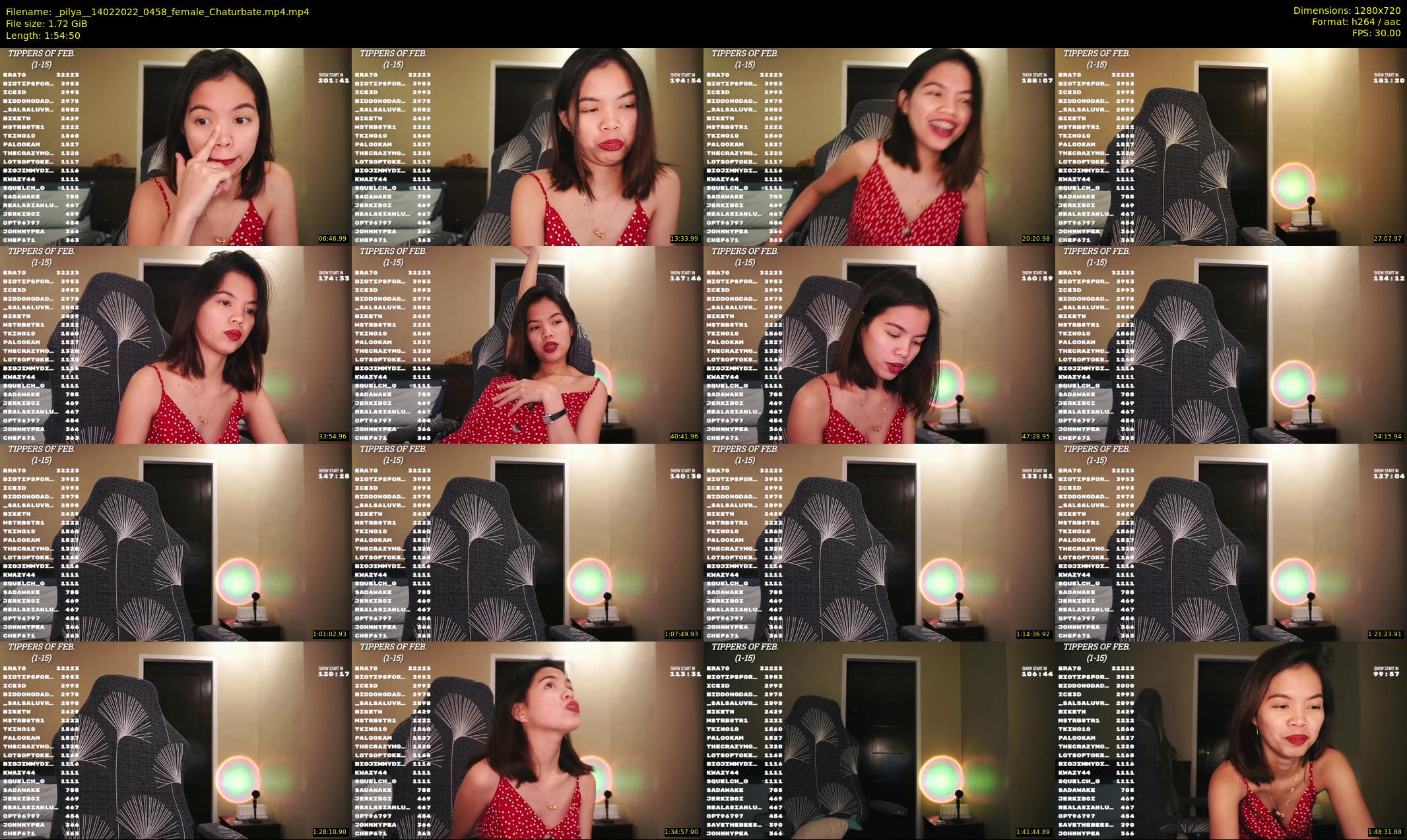 _pilya_ — 115 minute Chaturbate female cam show recording, 720p, Feb 14, 2022