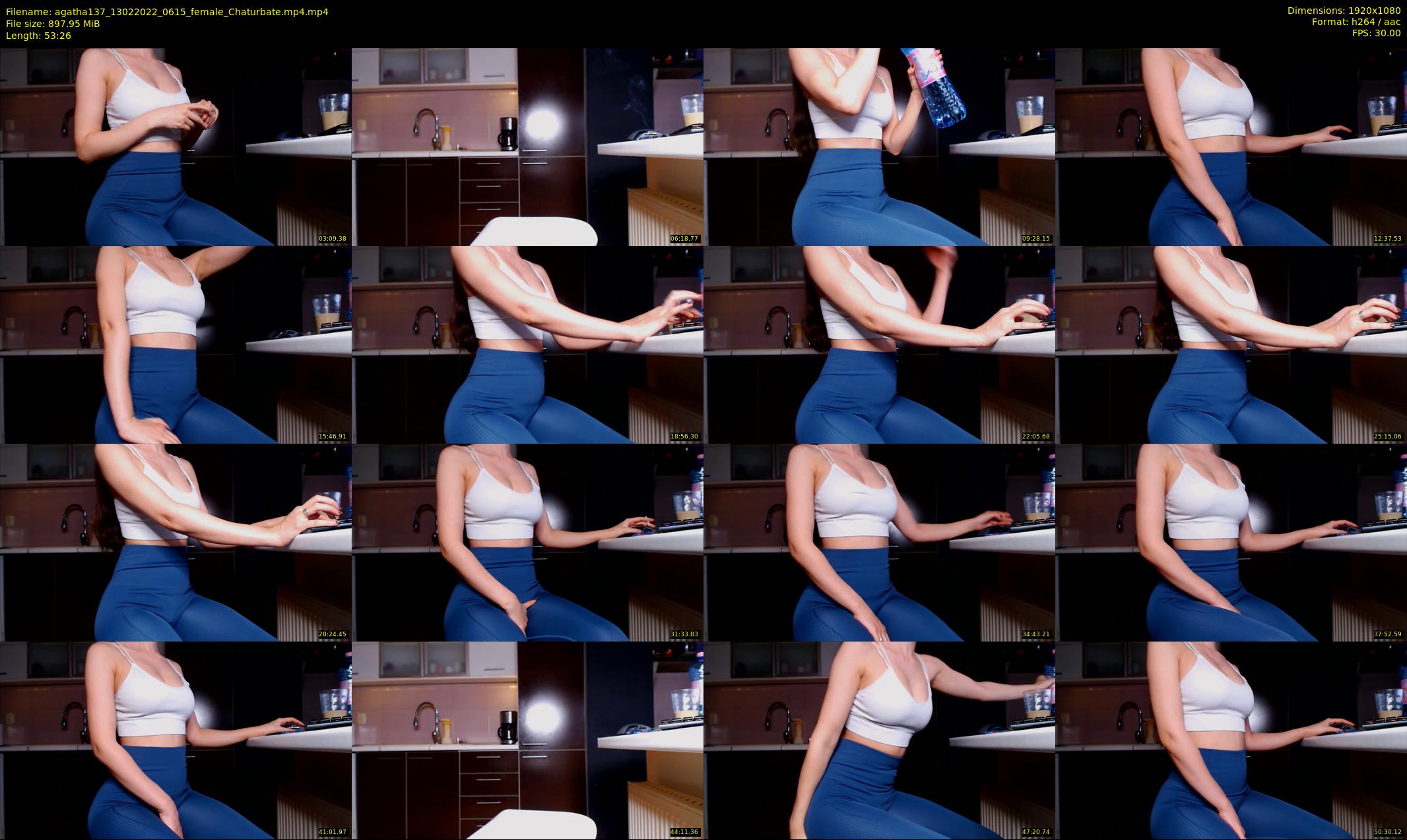 agatha137 — 54 minute Chaturbate female cam show recording, 1080p, Feb 13, 2022