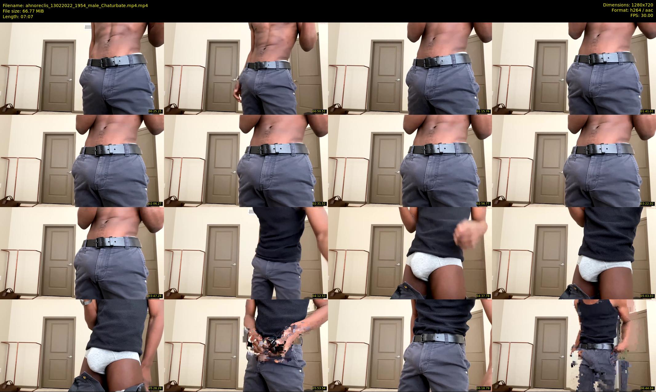 ahnoreclis — 8 minute Chaturbate male cam show recording, 720p, Feb 13, 2022