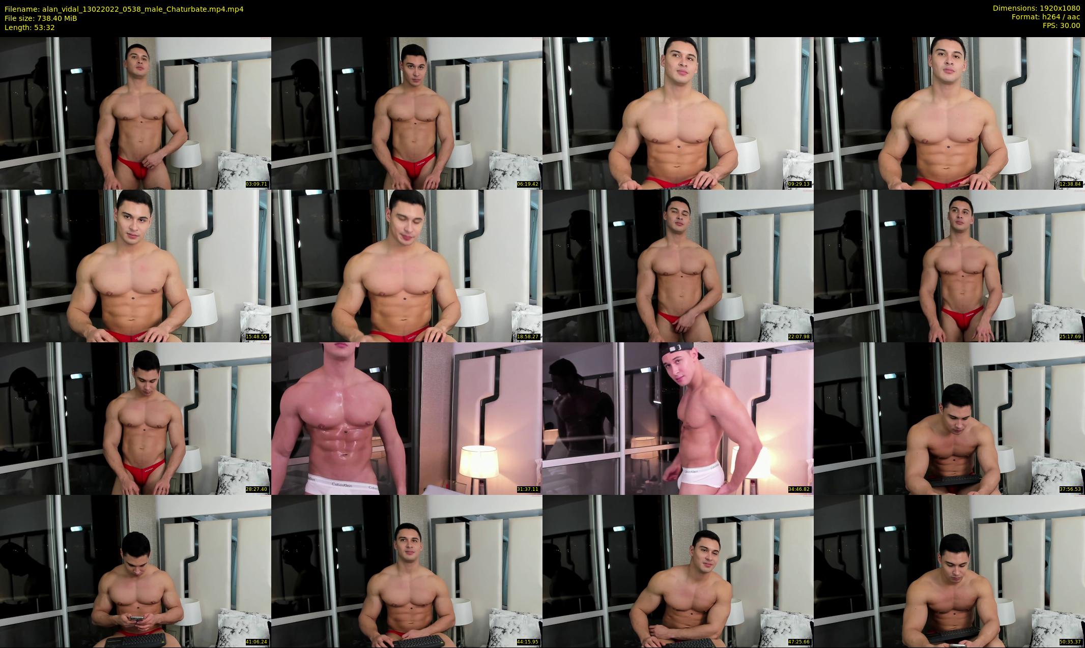 alan_vidal — 54 minute Chaturbate male cam show recording, 1080p, Feb 13, 2022