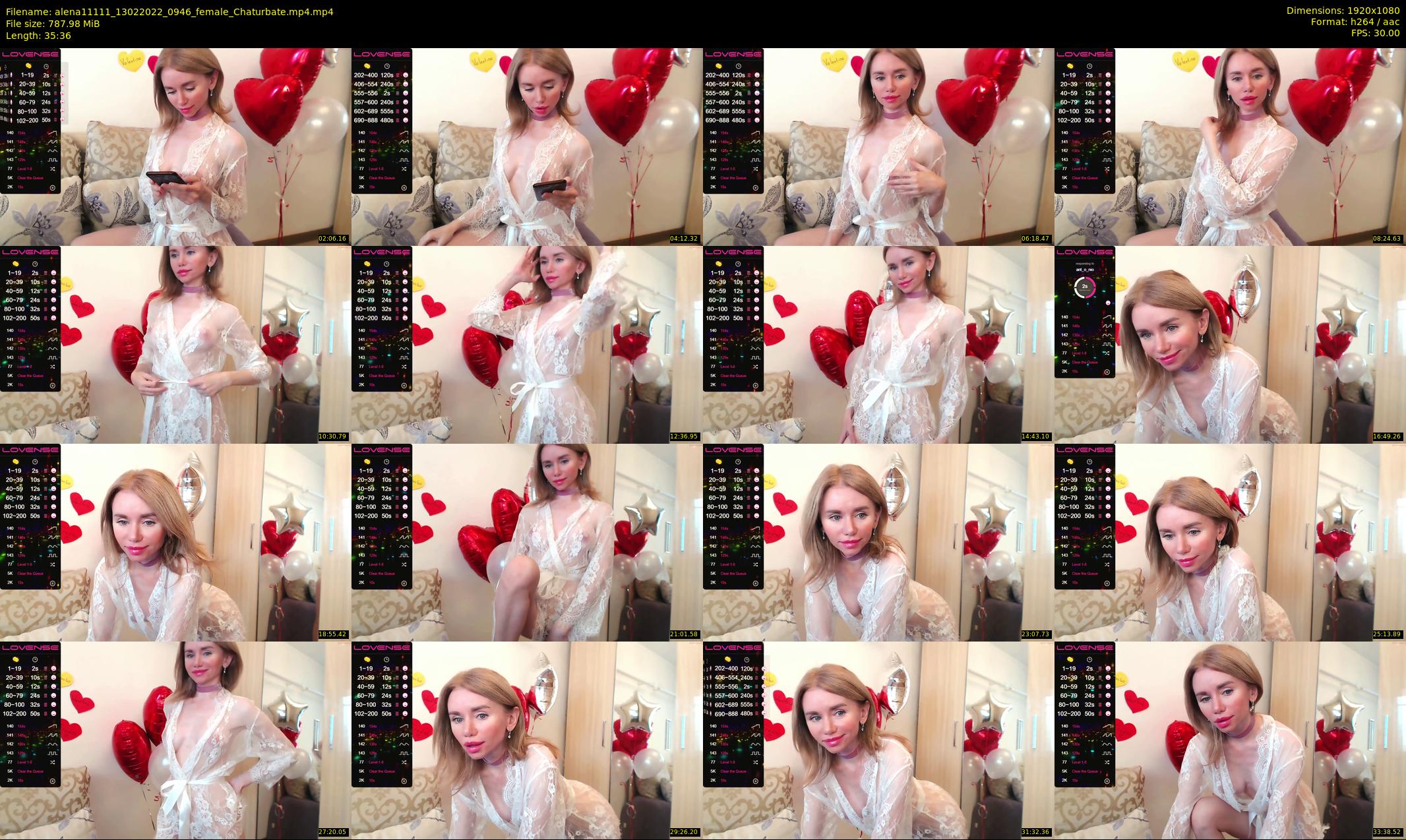 alena11111 — 36 minute Chaturbate female cam show recording, 1080p, Feb 13, 2022