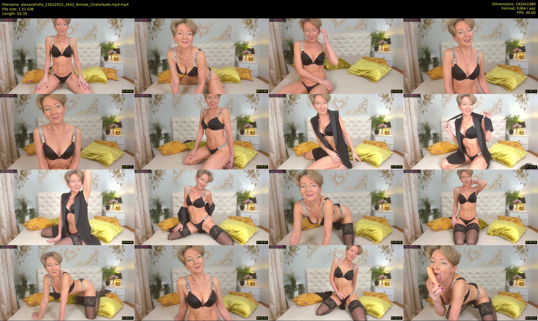 alexandrafix — 54 minute Chaturbate female cam show recording, 1080p, Feb 13, 2022
