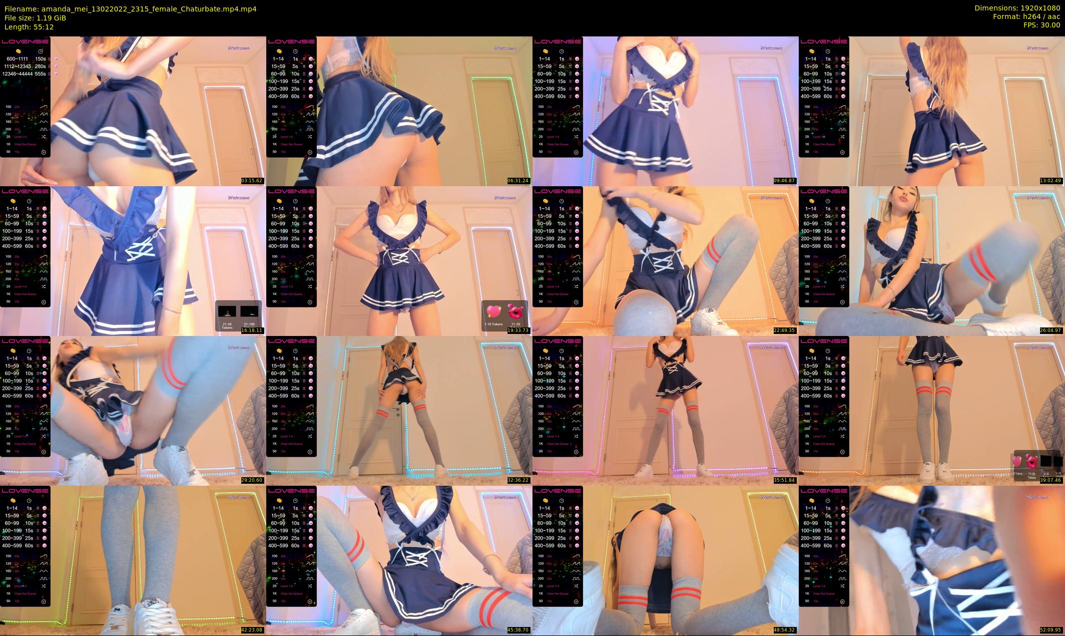 amanda_mei — 56 minute Chaturbate female cam show recording, 1080p, Feb 13, 2022