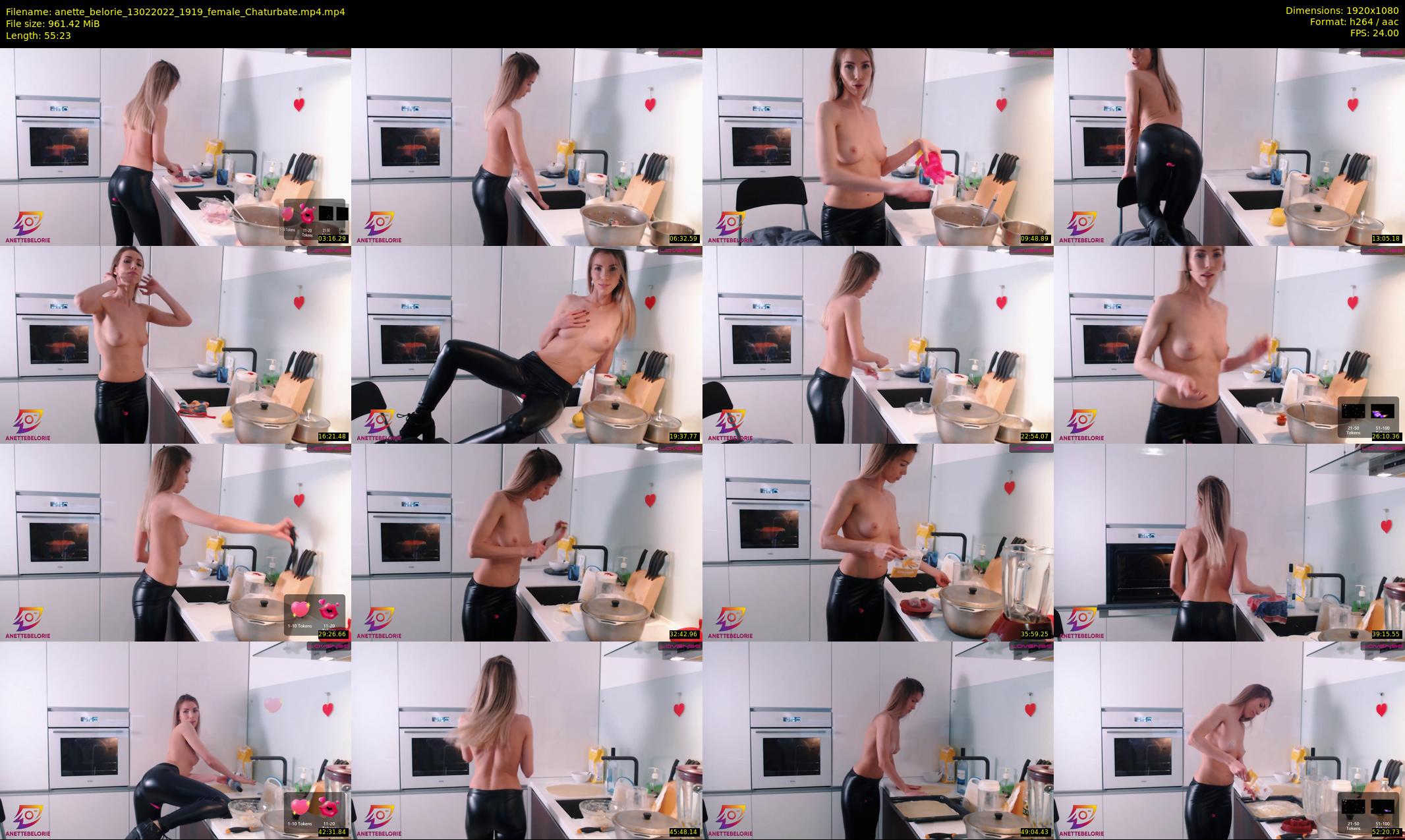 anette_belorie — 56 minute Chaturbate female cam show recording, 1080p, Feb 13, 2022