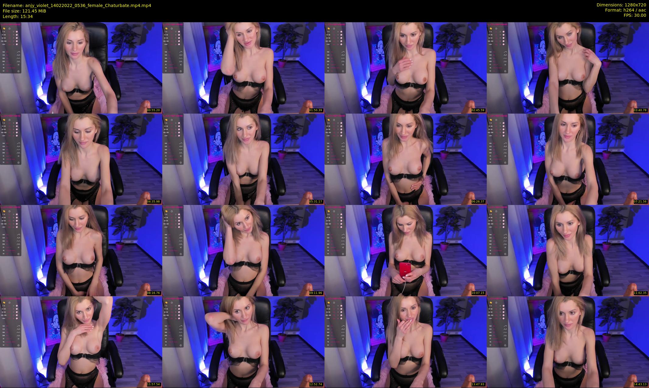 anjy_violet — 16 minute Chaturbate female cam show recording, 720p, Feb 14, 2022