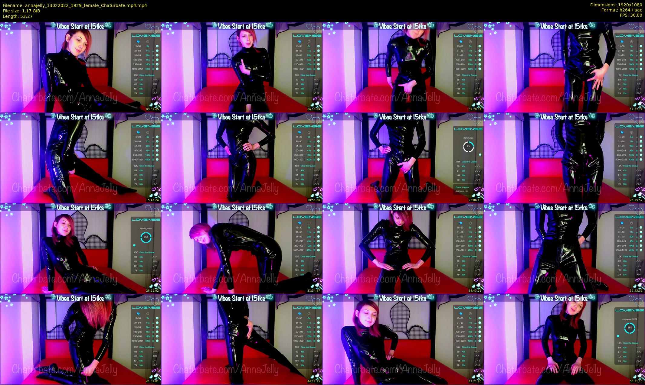 annajelly — 54 minute Chaturbate couple cam show recording, 1080p, Feb 13, 2022