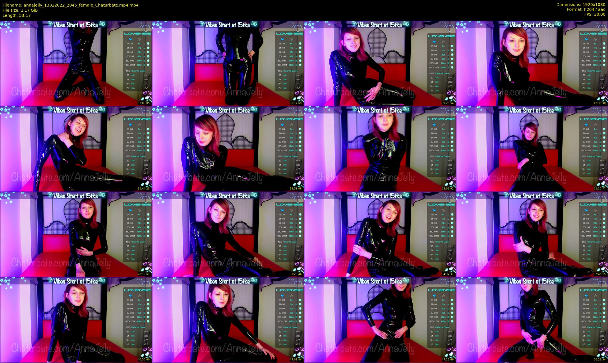 annajelly — 54 minute Chaturbate couple cam show recording, 1080p, Feb 13, 2022
