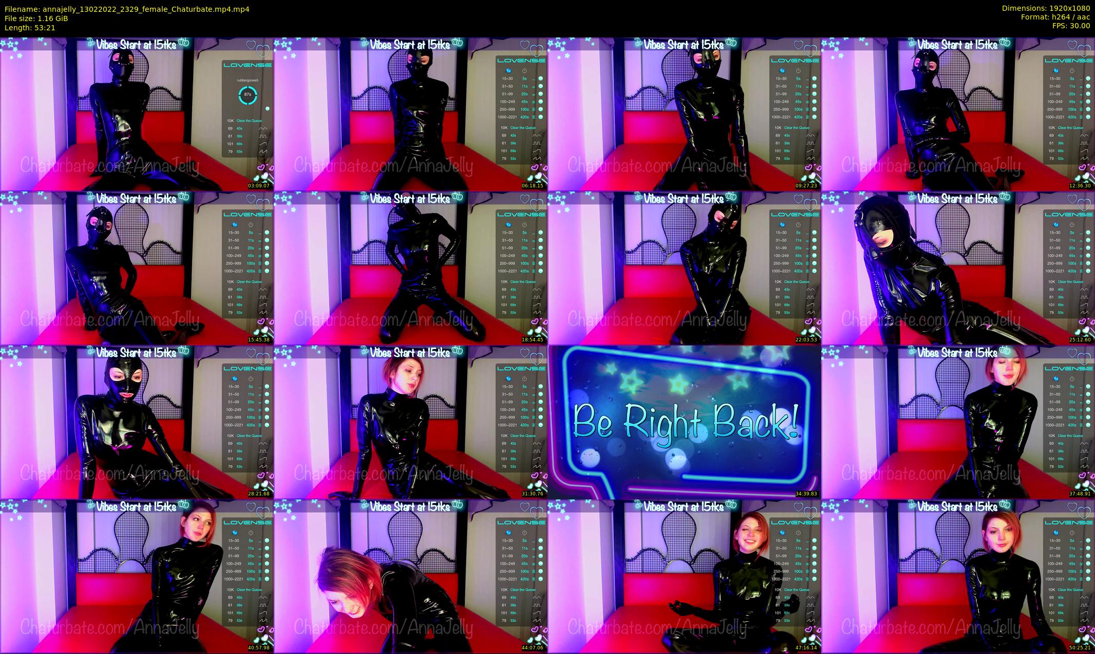 annajelly — 54 minute Chaturbate couple cam show recording, 1080p, Feb 13, 2022