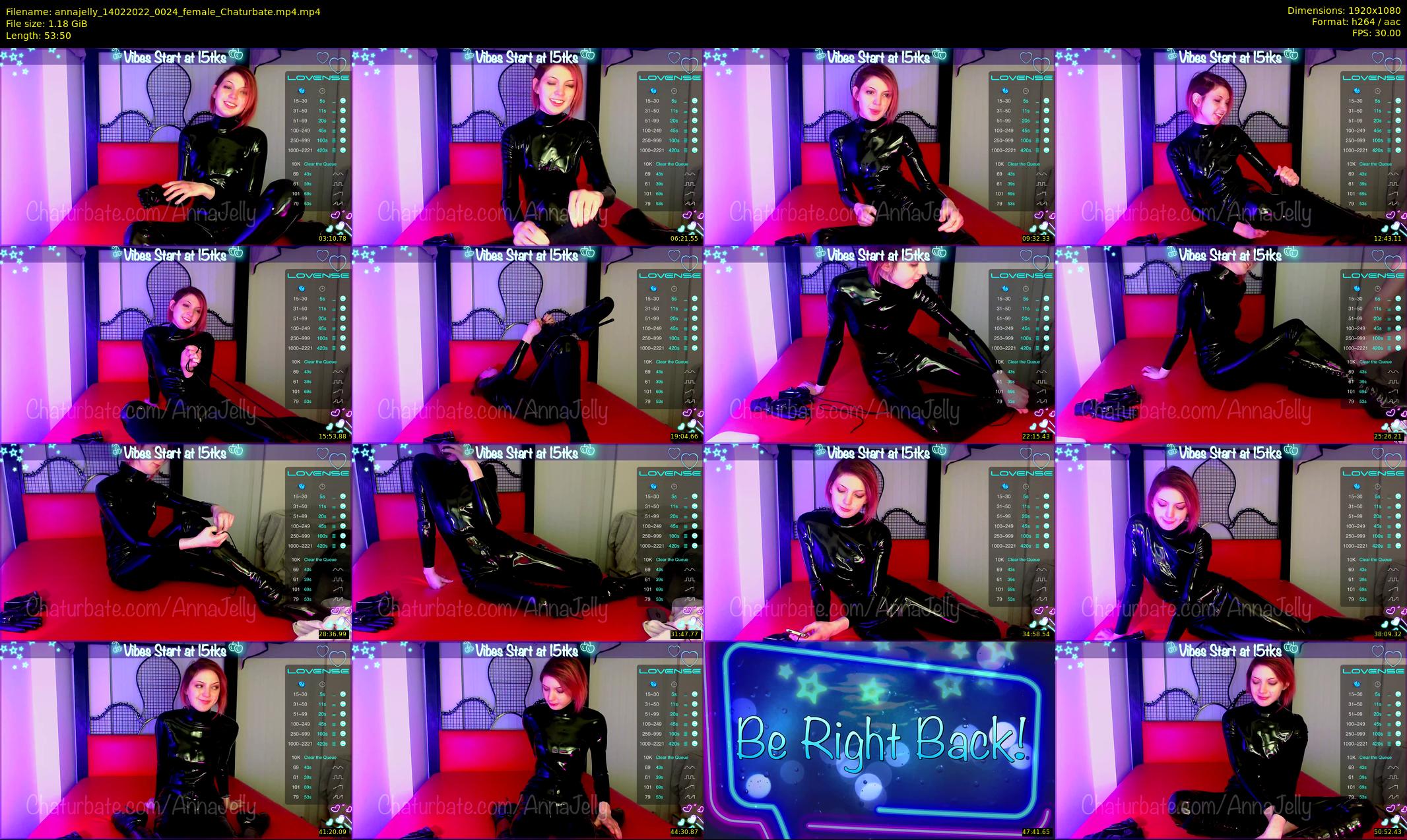 annajelly — 54 minute Chaturbate couple cam show recording, 1080p, Feb 14, 2022