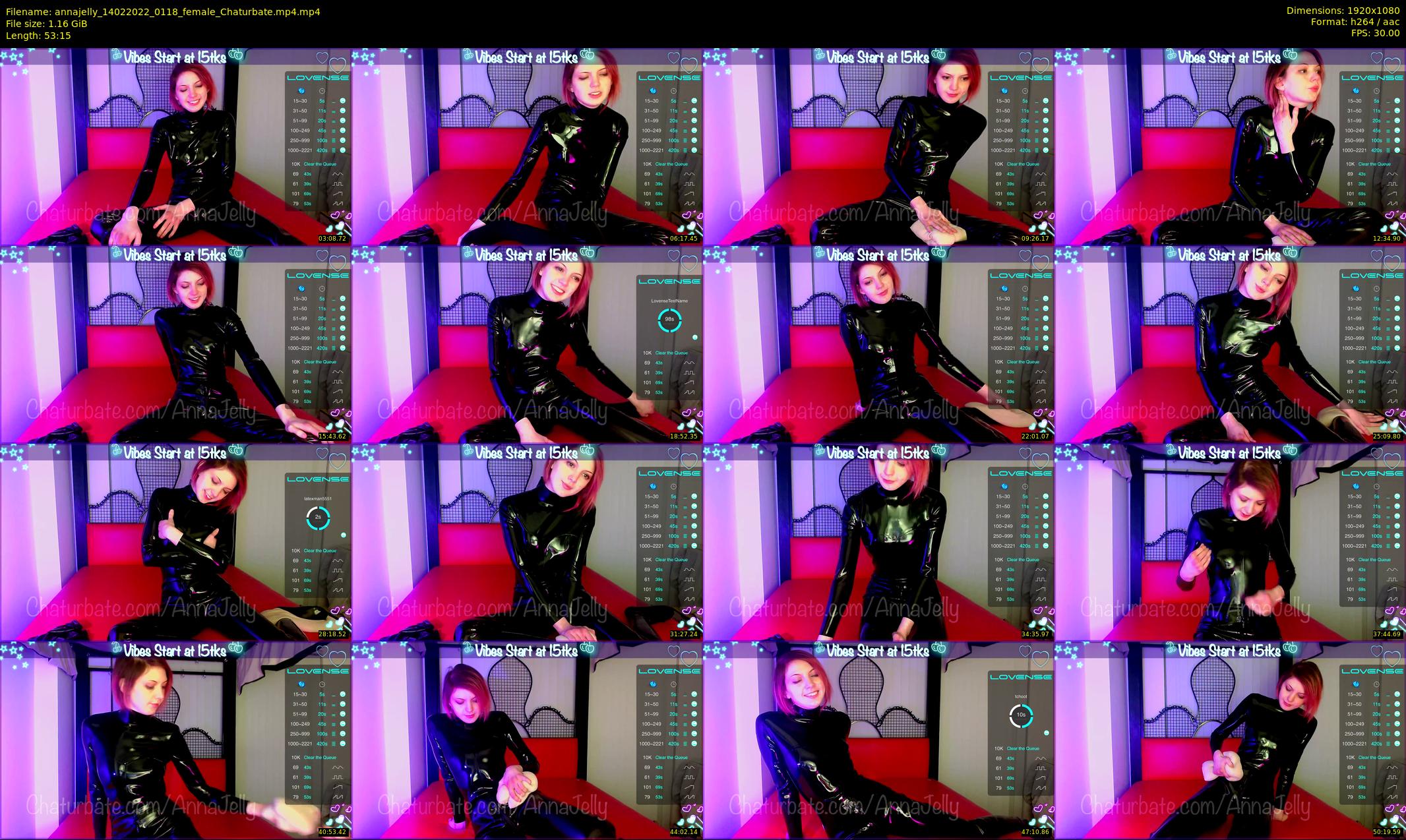 annajelly — 54 minute Chaturbate couple cam show recording, 1080p, Feb 14, 2022
