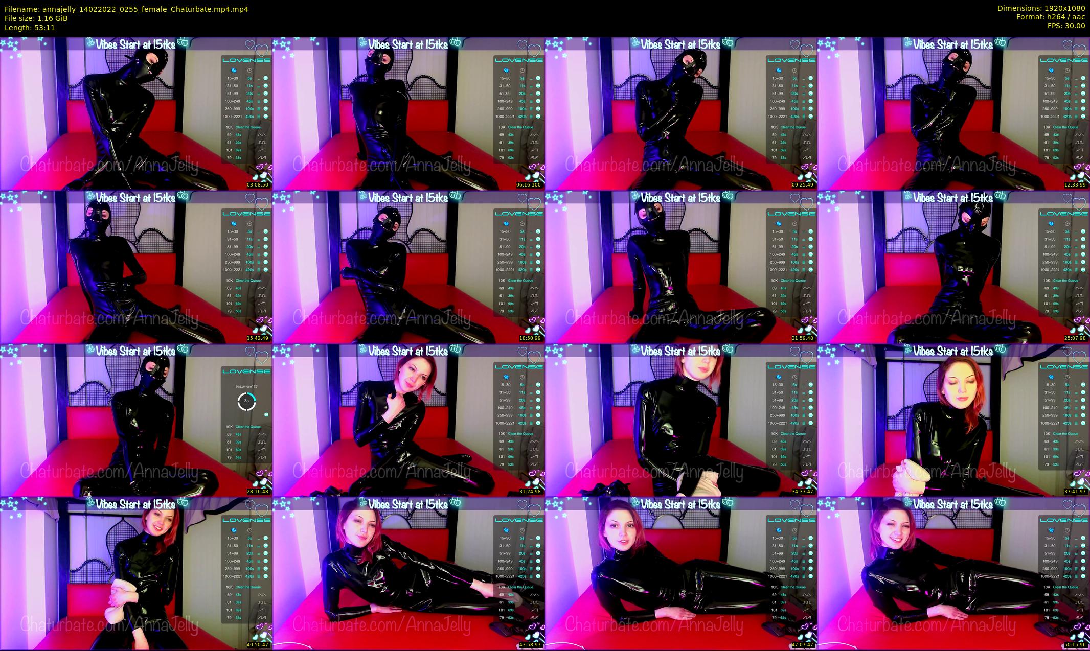 annajelly — 54 minute Chaturbate couple cam show recording, 1080p, Feb 14, 2022