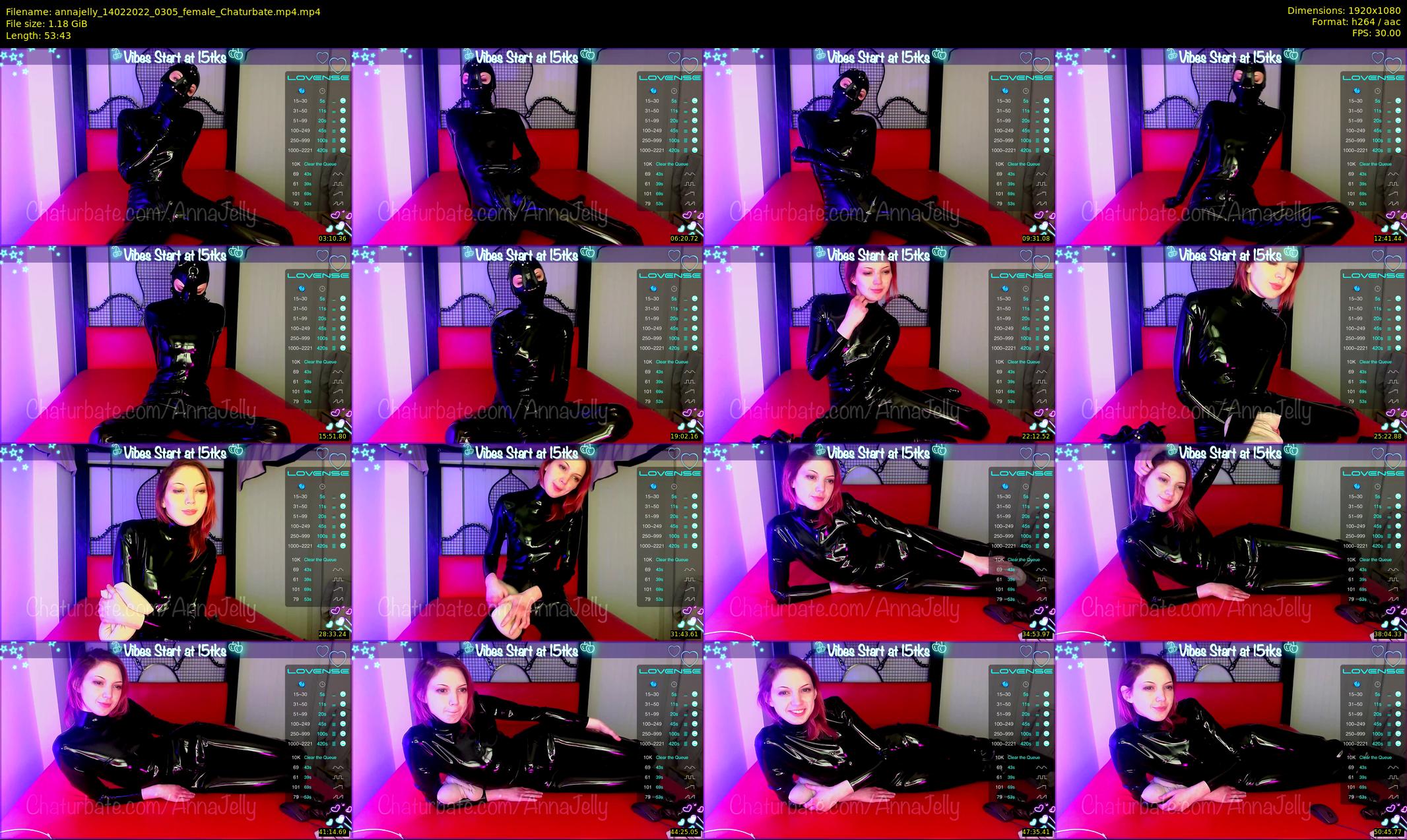 annajelly — 54 minute Chaturbate couple cam show recording, 1080p, Feb 14, 2022
