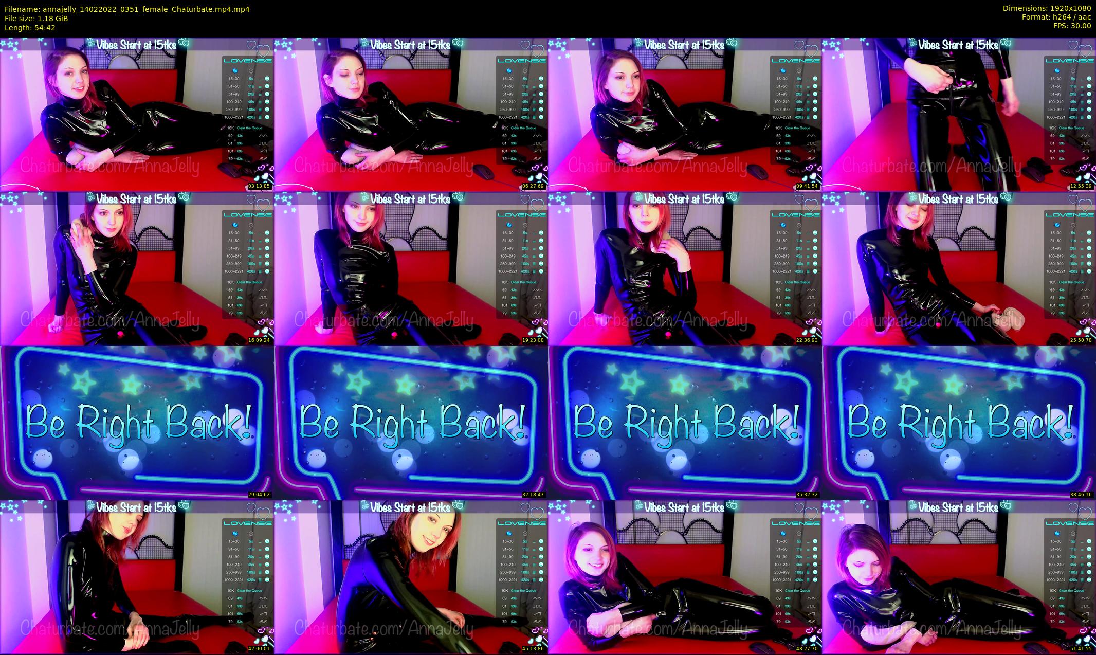 annajelly — 55 minute Chaturbate couple cam show recording, 1080p, Feb 14, 2022