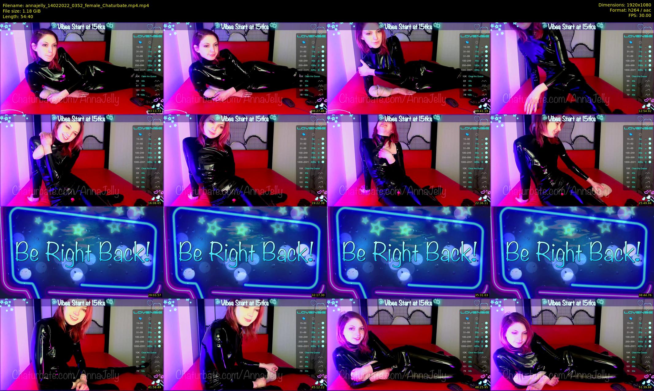 annajelly — 55 minute Chaturbate couple cam show recording, 1080p, Feb 14, 2022