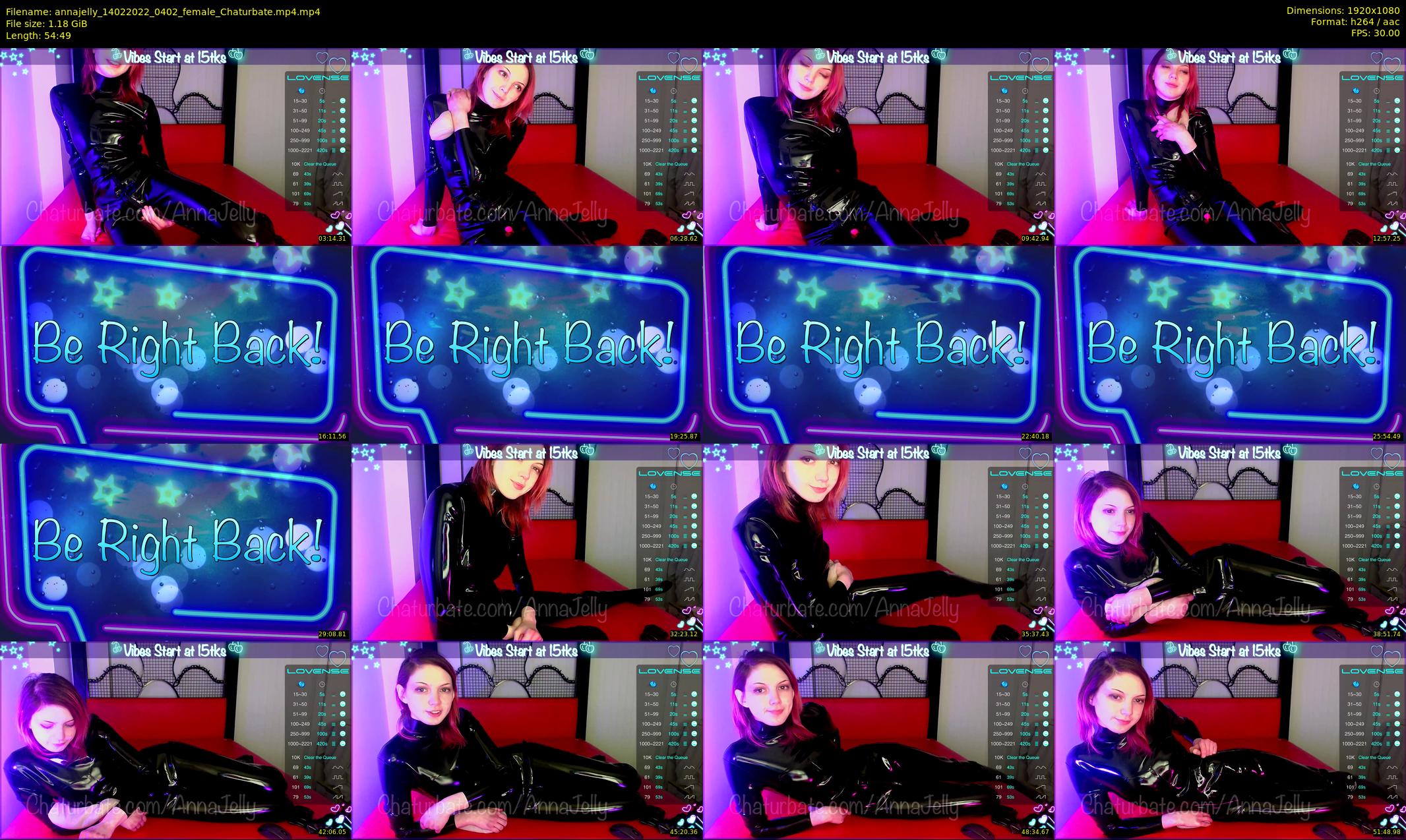 annajelly — 55 minute Chaturbate couple cam show recording, 1080p, Feb 14, 2022