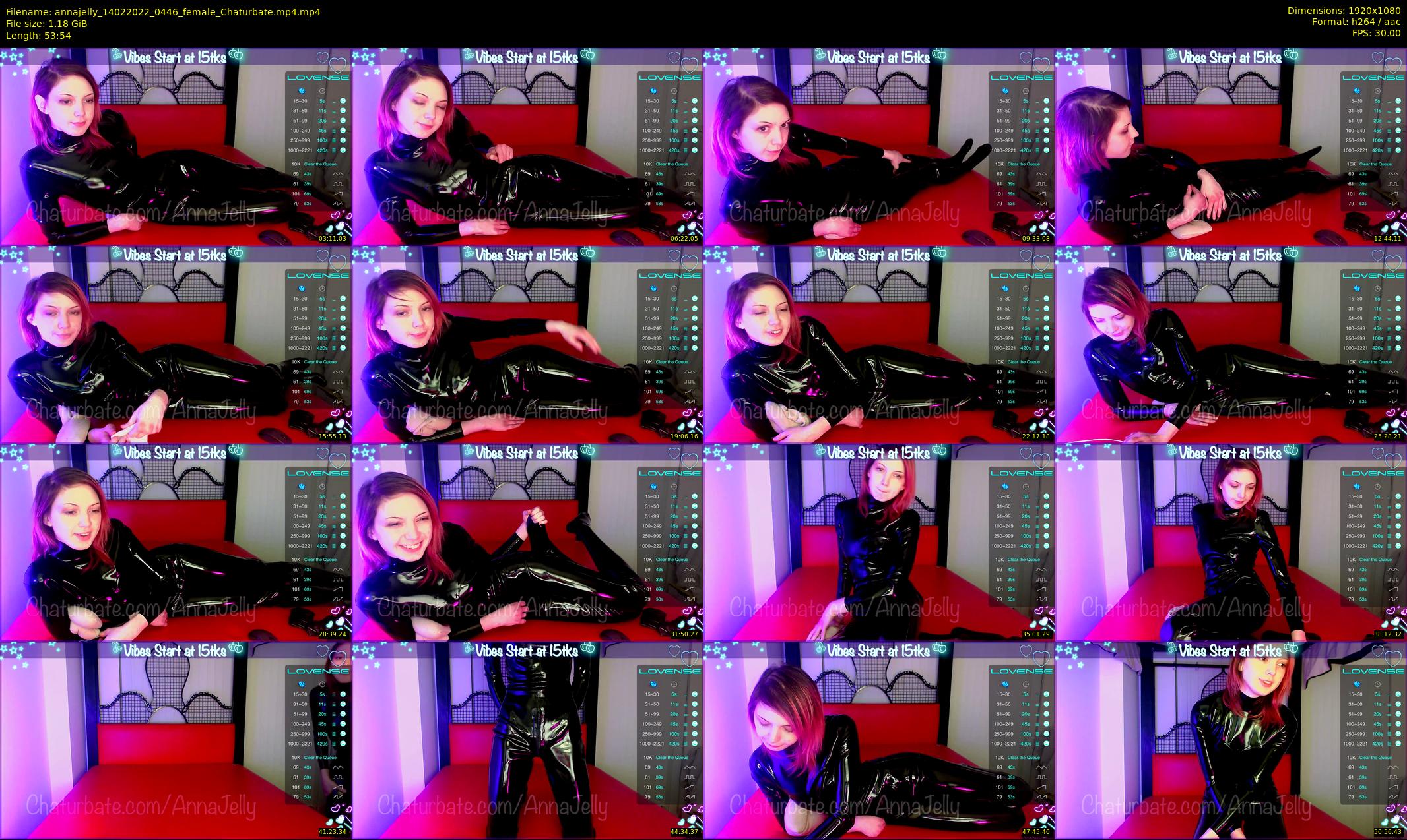annajelly — 54 minute Chaturbate couple cam show recording, 1080p, Feb 14, 2022