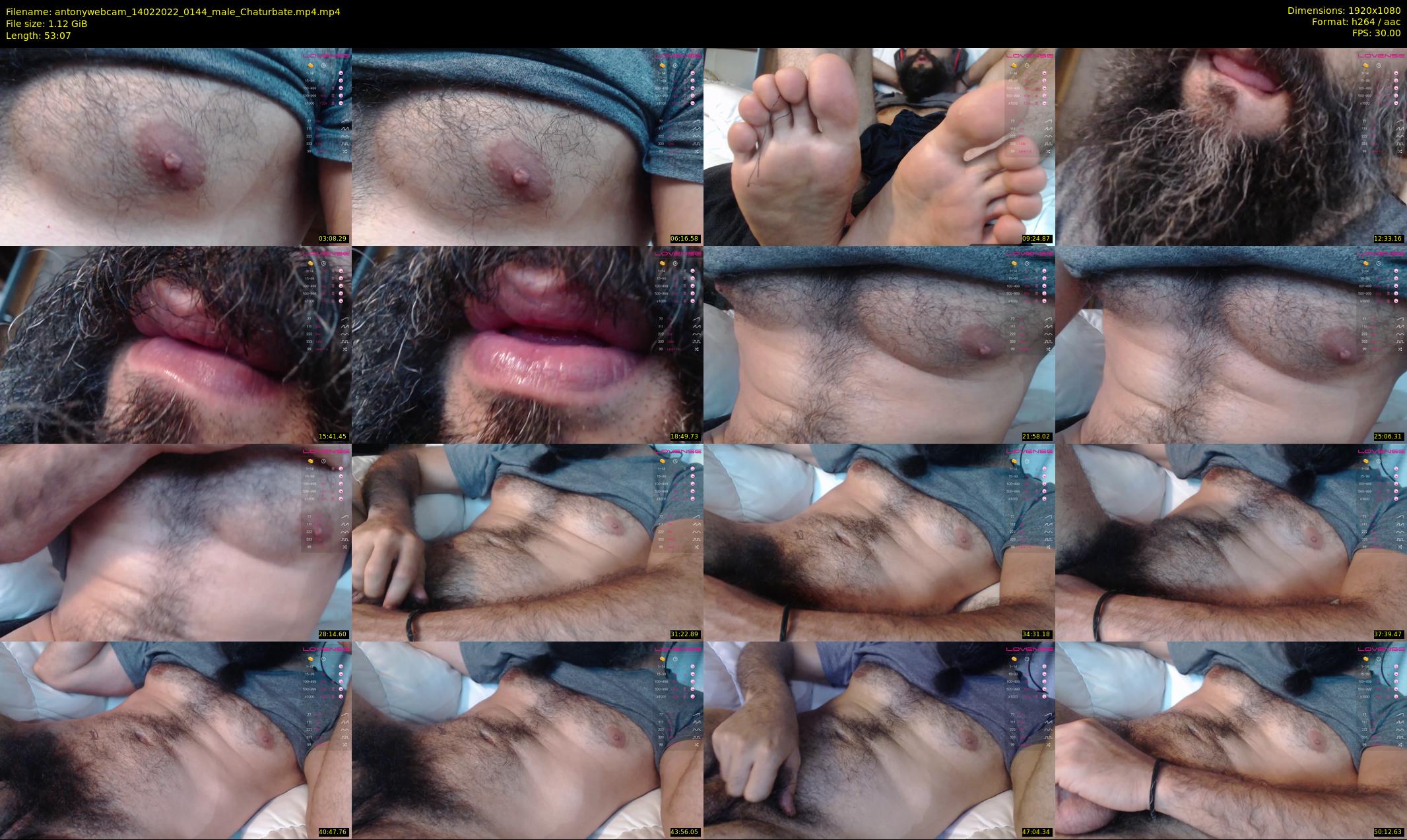 antonywebcam — 54 minute Chaturbate male cam show recording, 1080p, Feb 14, 2022